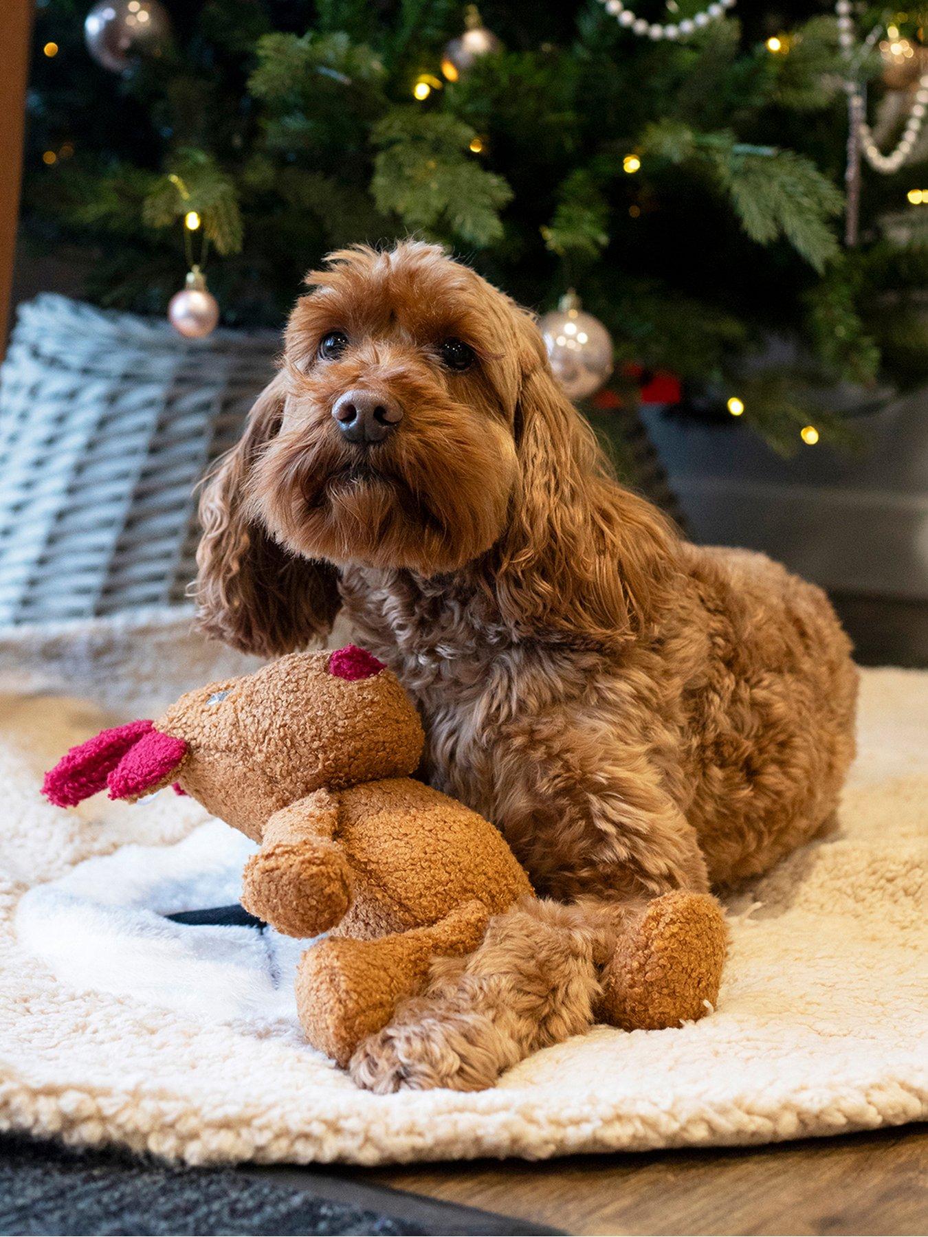 Rosewood Christmas Tufflove Reindeer Toy For Dogs