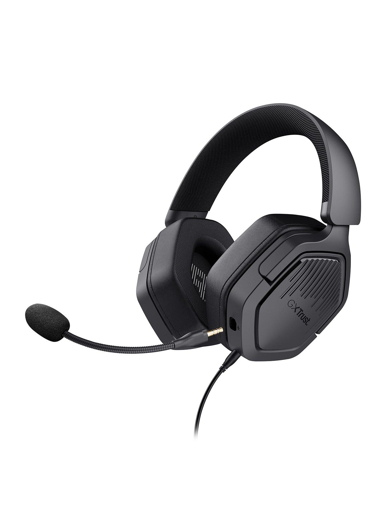 Image of Trust GXT492 Carus Multiplatform Black Gaming Headset - PC, Laptop, Smartphone, PS4, PS5, Xbox Series S/X, Nintendo Switch