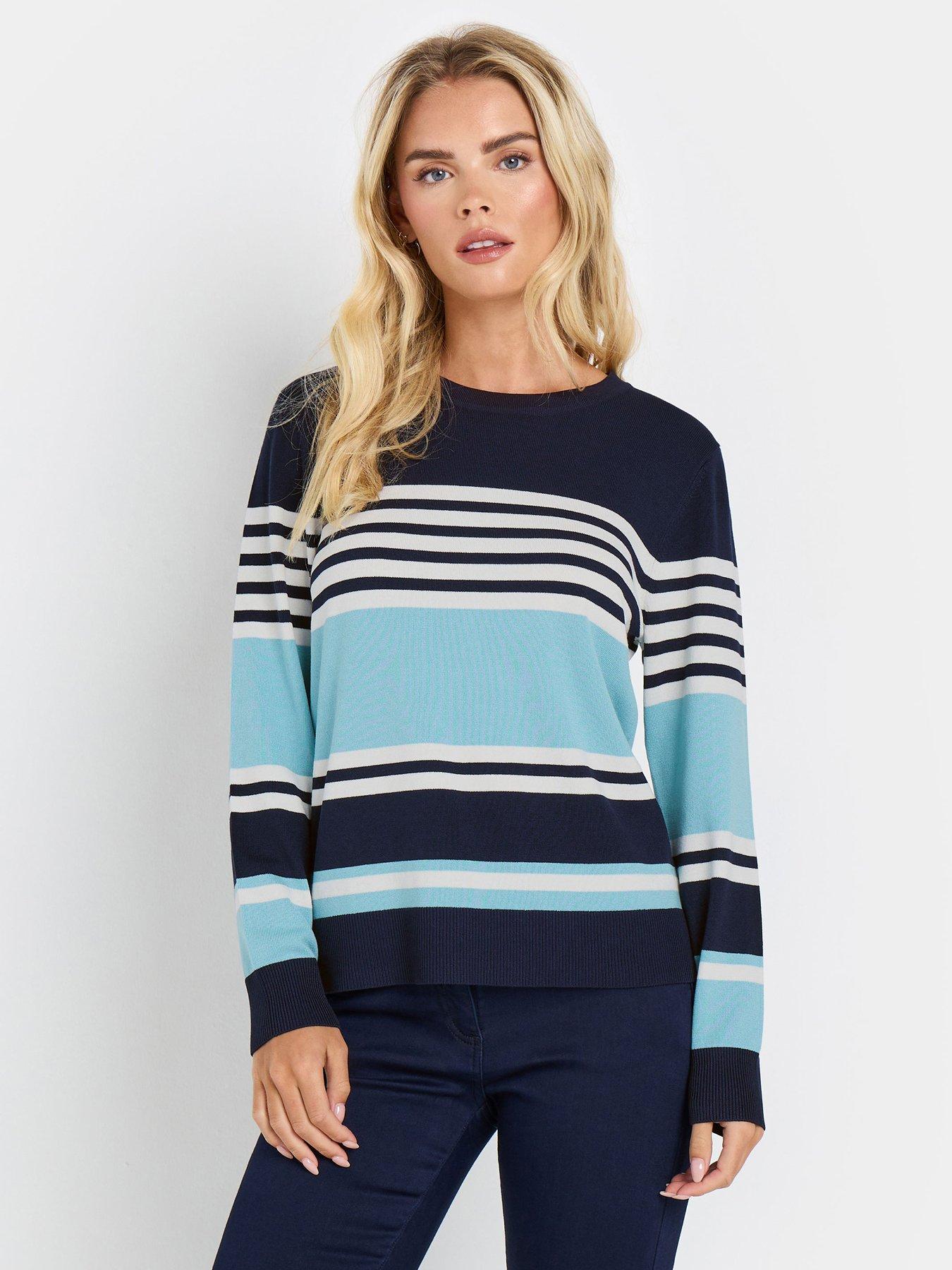 mco-petite-multi-navy-stripe-jumper