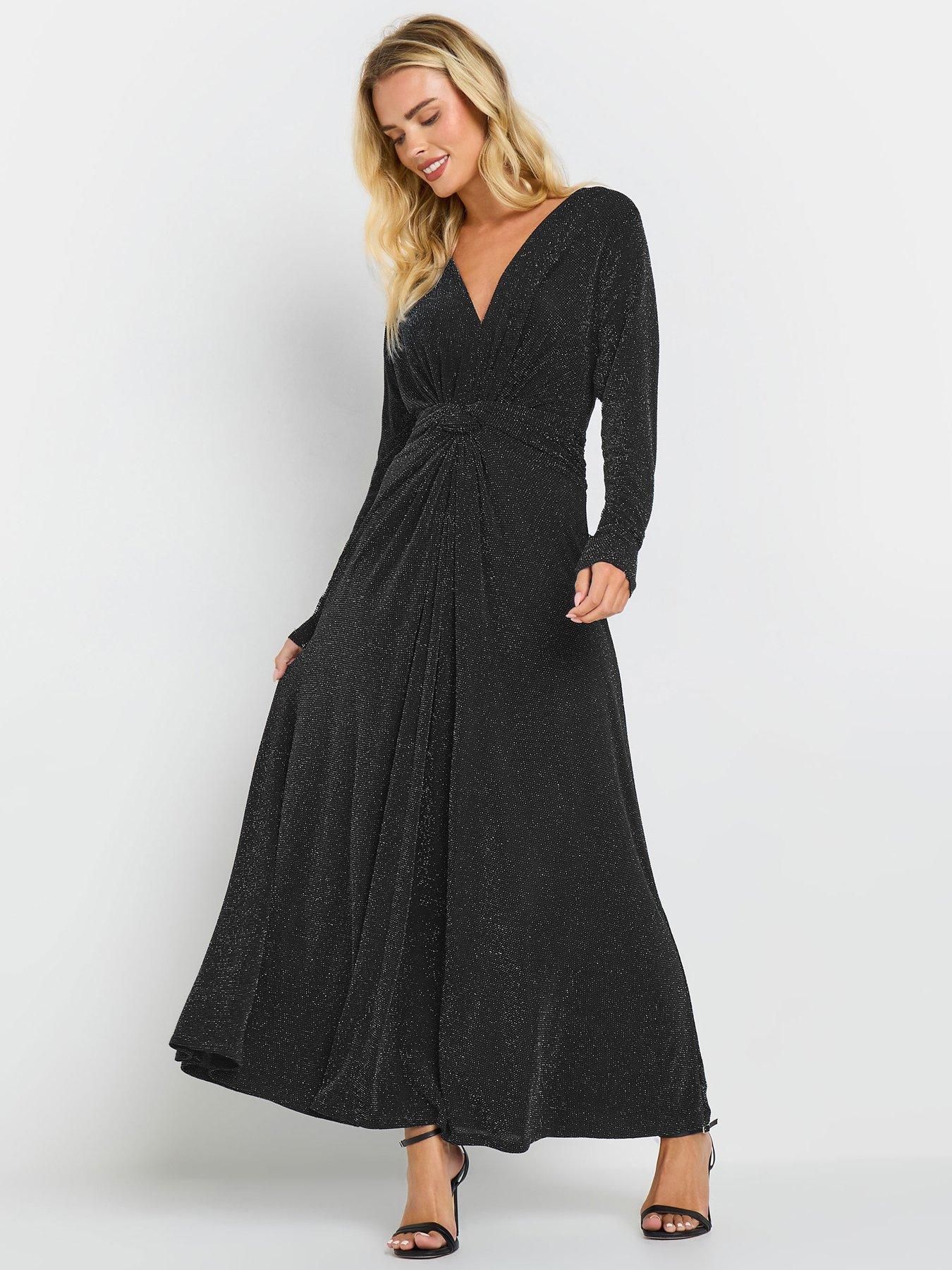 mco-petites-long-sleeve-brillo-dress-blackback