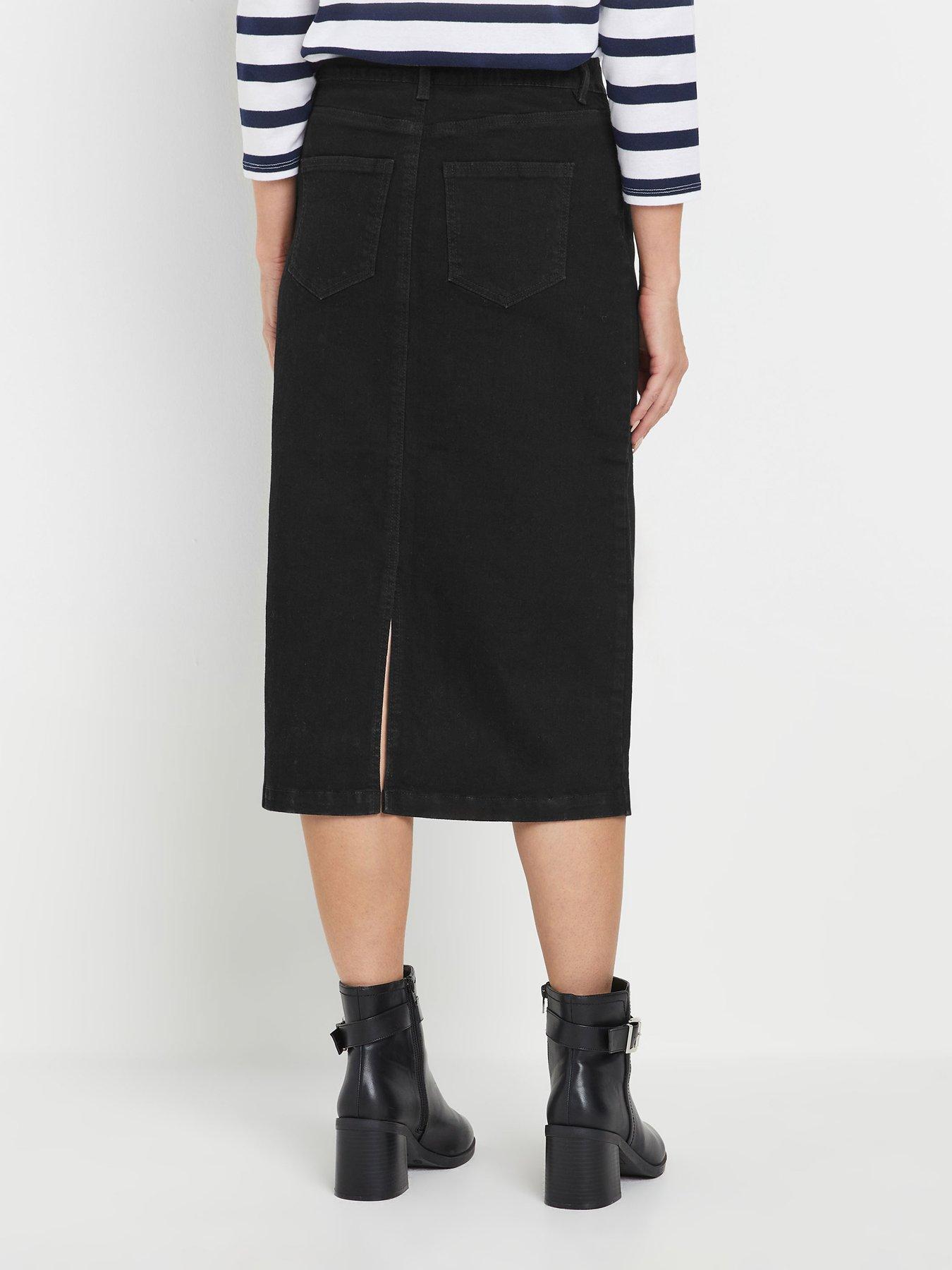 mco-denim-pencil-skirt-blackstillFront