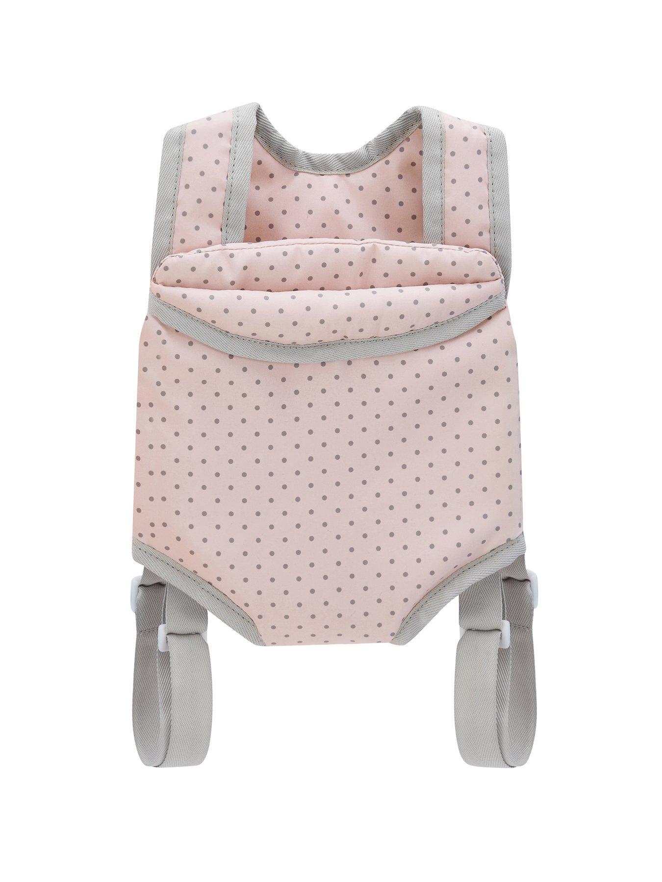 teamson-kids-olivias-little-world-polka-dot-princess-2pc-baby-doll-carrier-and-car-seat-setback