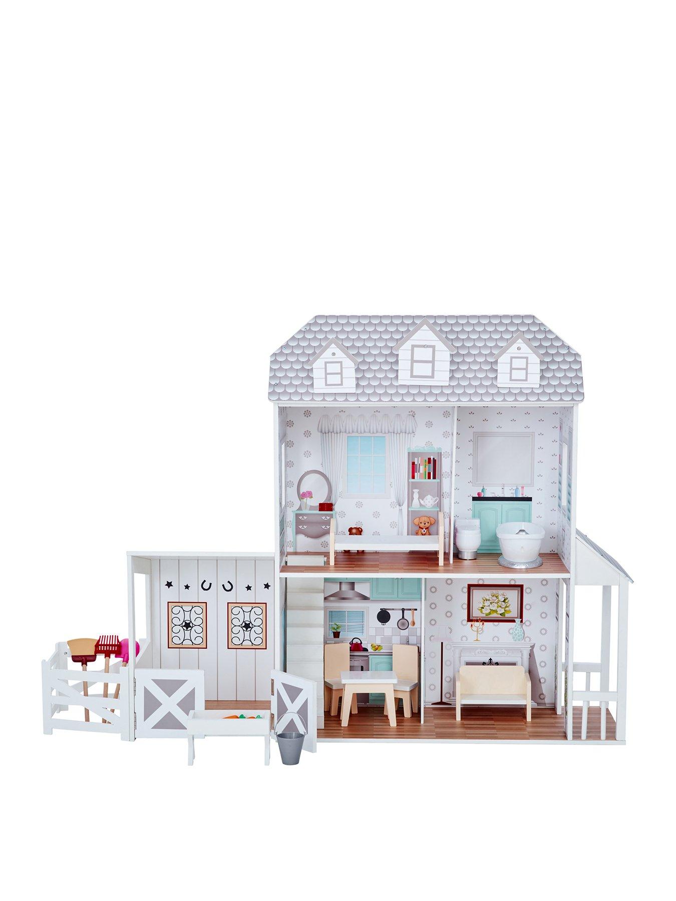 teamson-kids-olivias-little-world-dreamland-farm-house-12-doll-house-white-grey