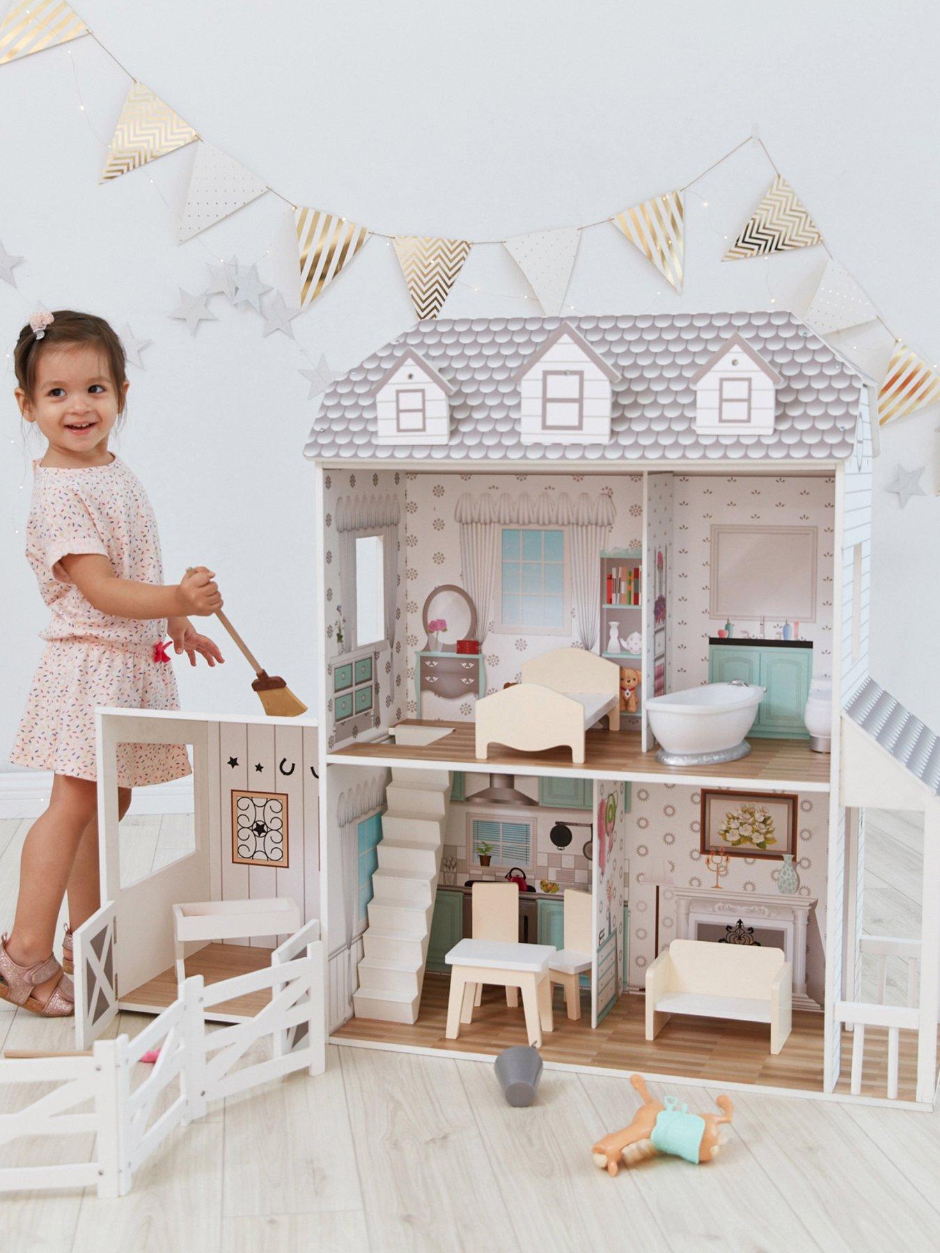 teamson-kids-olivias-little-world-dreamland-farm-house-12-doll-house-white-greystillFront