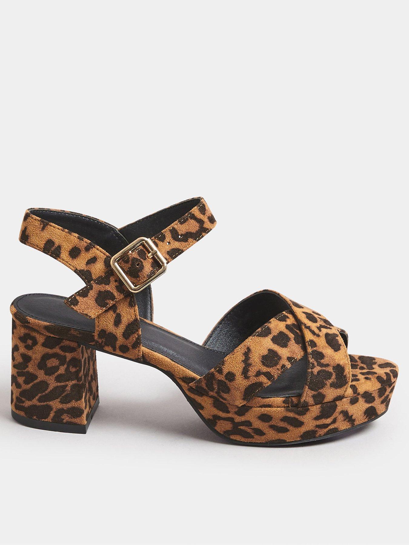 yours-extra-wide-fit-leopard-cross-over-strap-heels