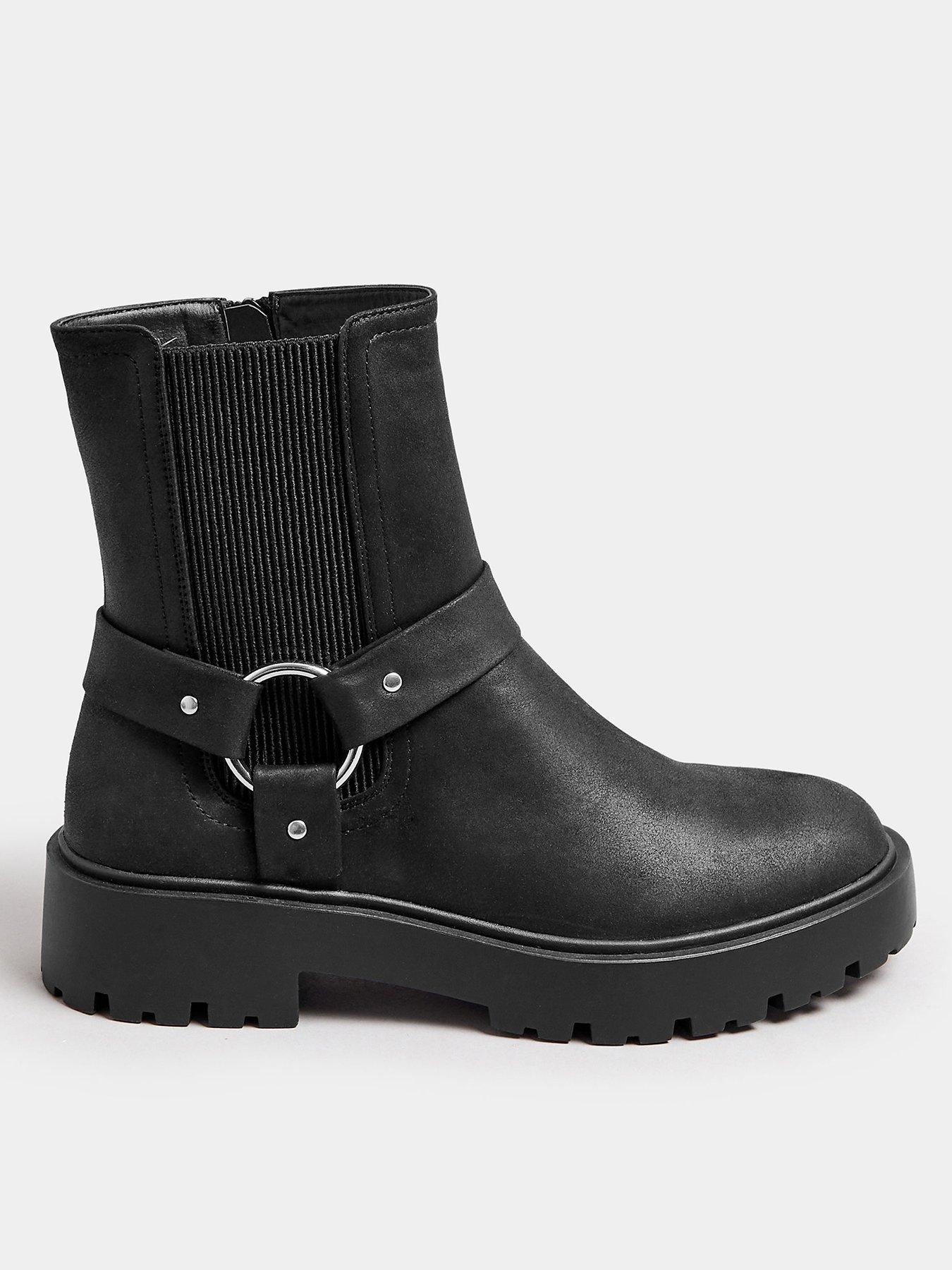 yours-extra-wide-fit-chunky-biker-chelsea-boot-black