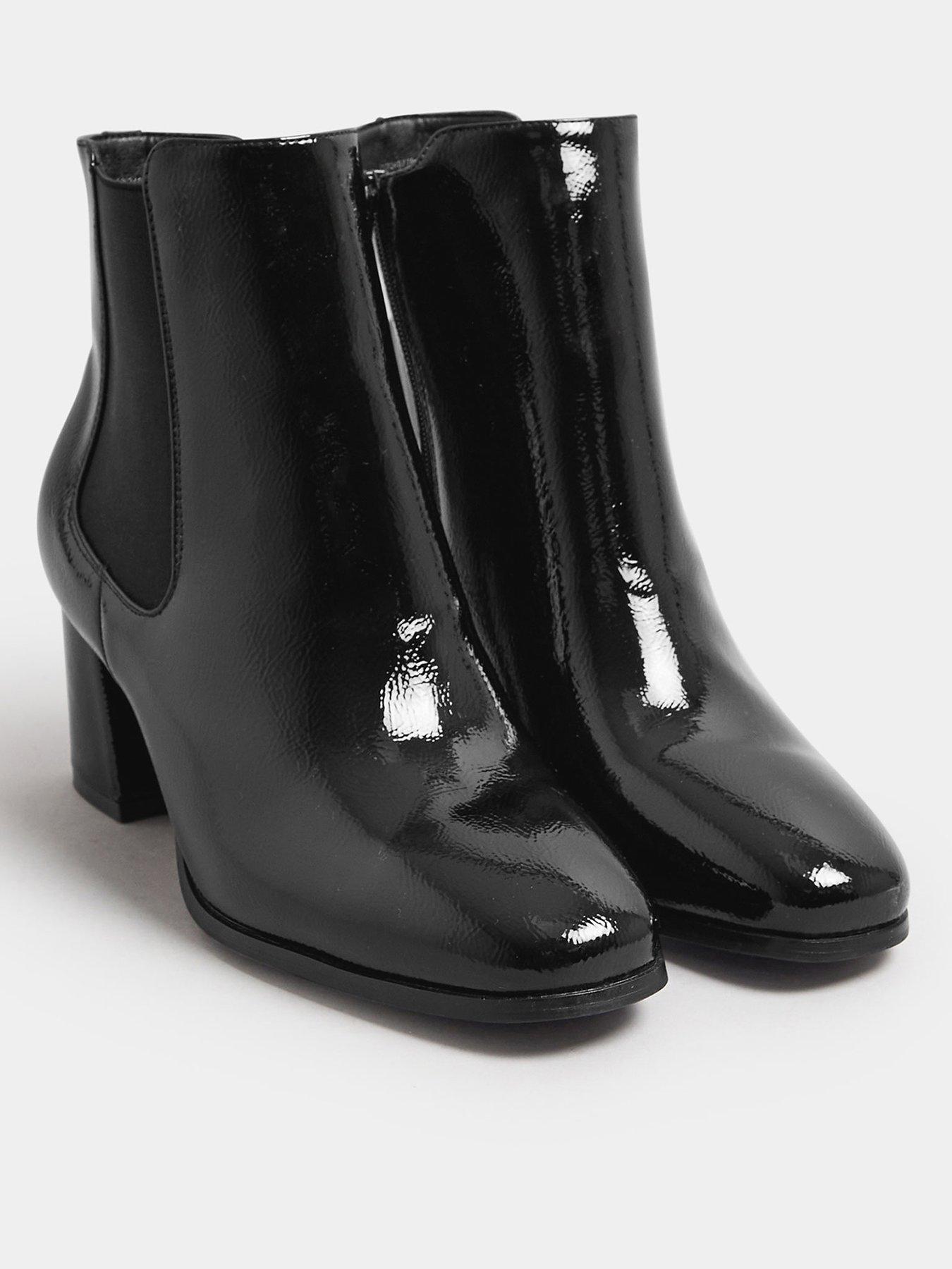 yours-extra-wide-fit-patent-block-chelsea-boot-blackstillFront