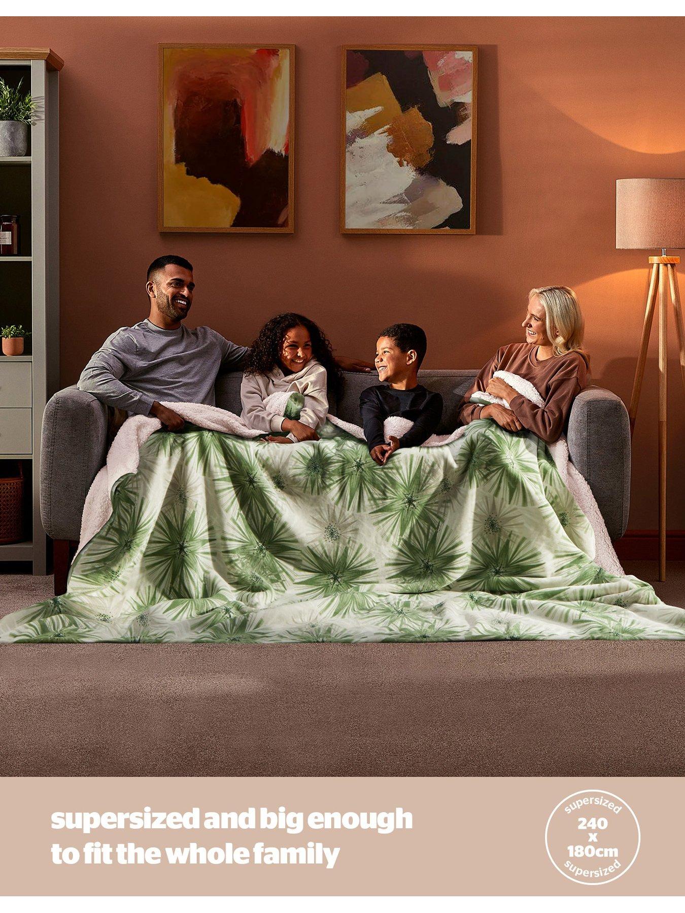 Image 3 of 7 of Silentnight Snugsie Family Blanket - Winter Lux Print