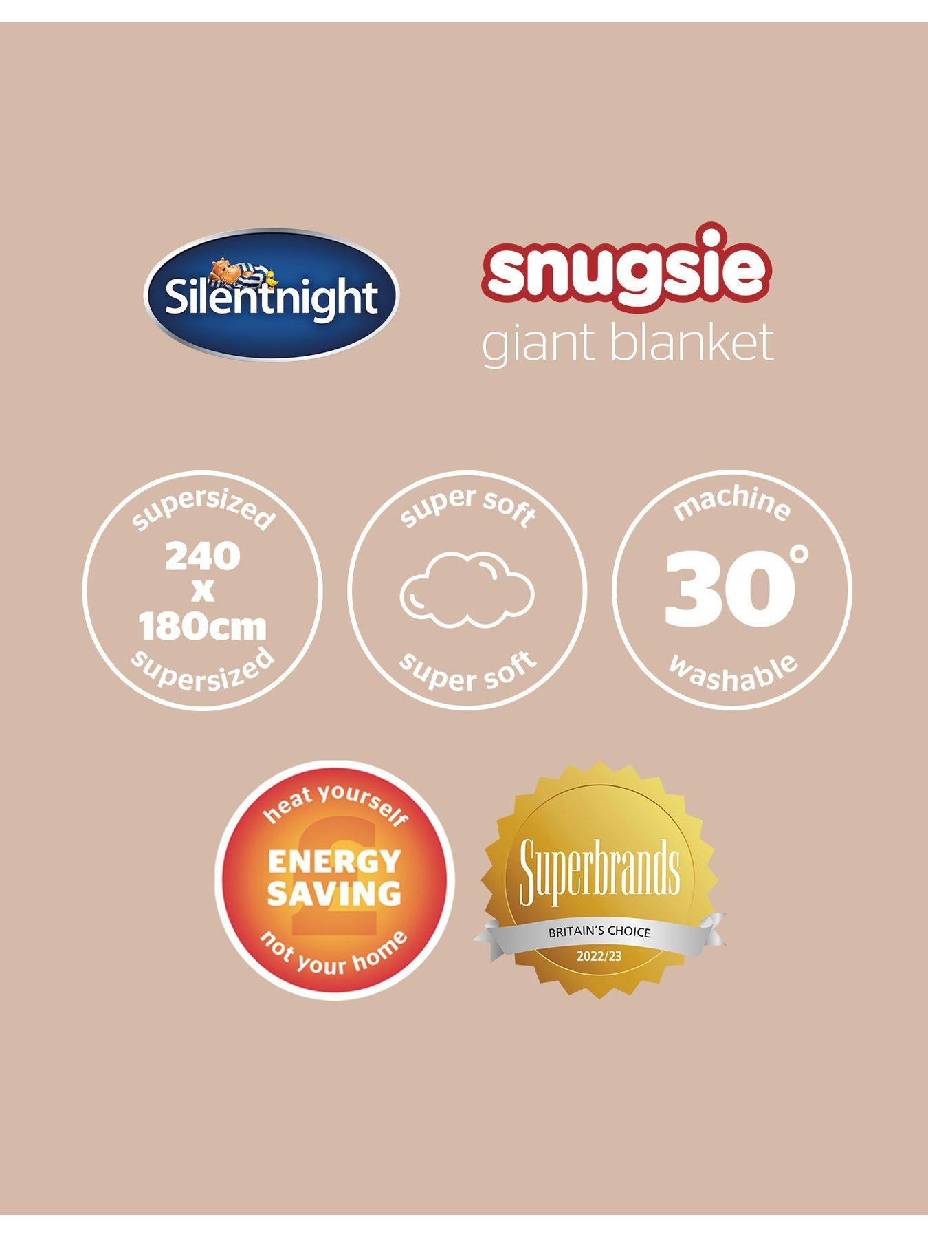 Image 7 of 7 of Silentnight Snugsie Family Blanket - Winter Lux Print