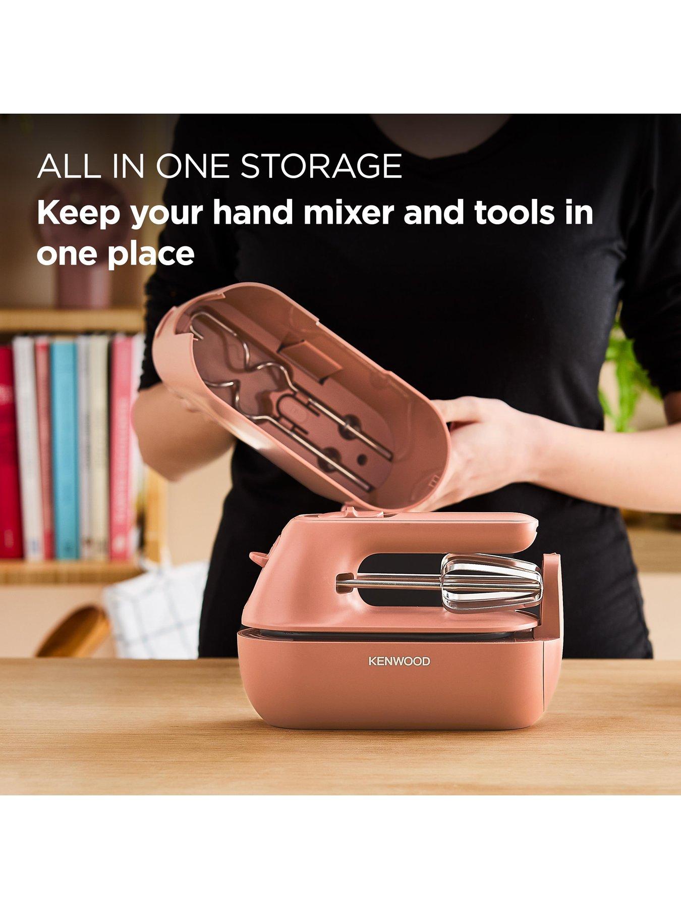 Image 2 of 7 of Kenwood QuickMix Go Hand Mixer - Red Clay