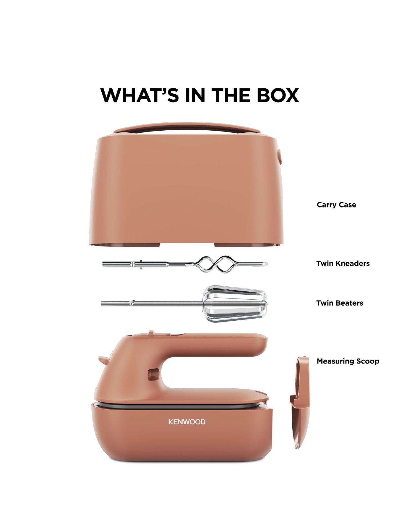 Image 7 of 7 of Kenwood QuickMix Go Hand Mixer - Red Clay