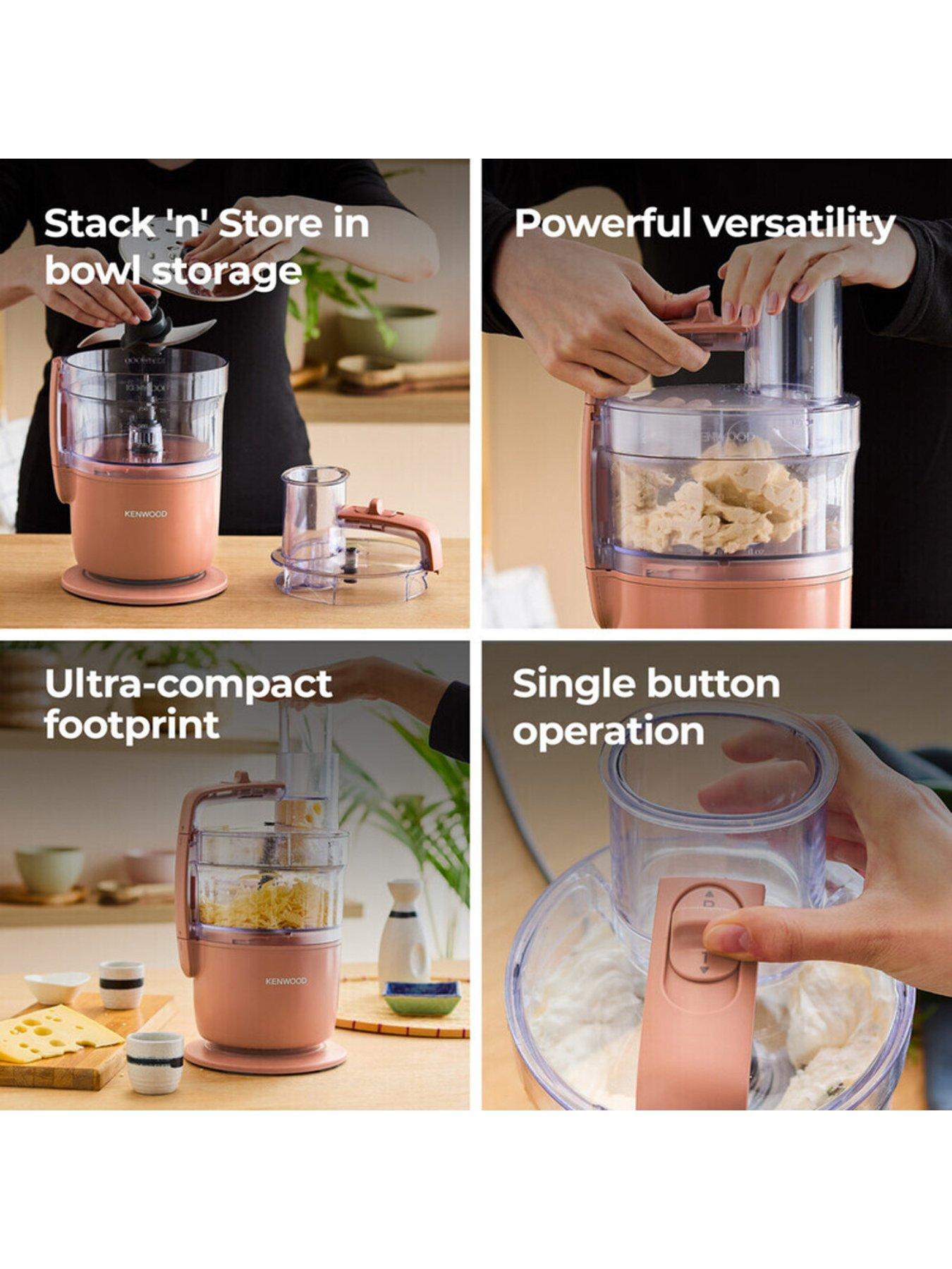 Image 4 of 7 of Kenwood MultiPro Go Compact Food Processor - Red Clay
