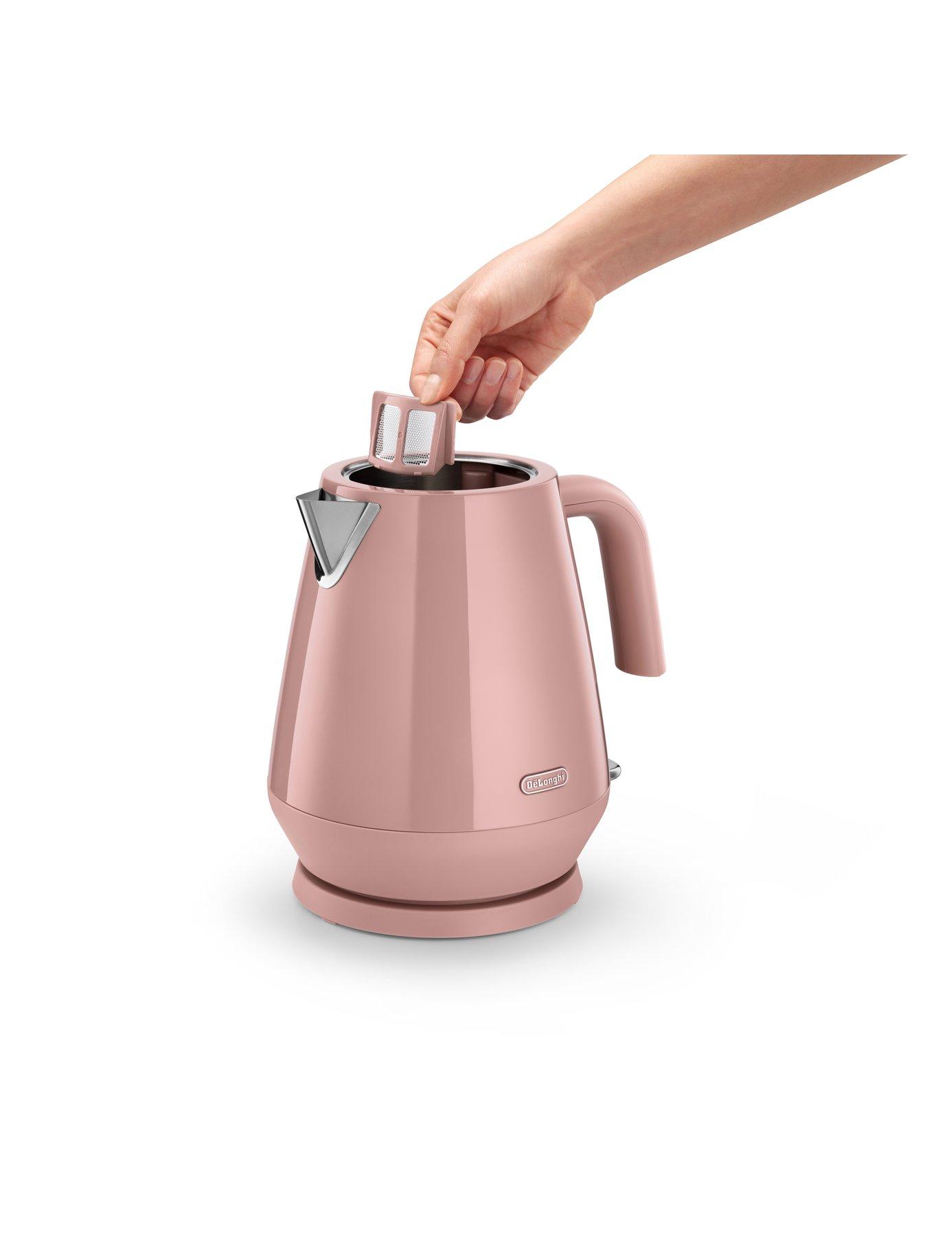 delonghi-eclettica-kettle-pinkstillFront