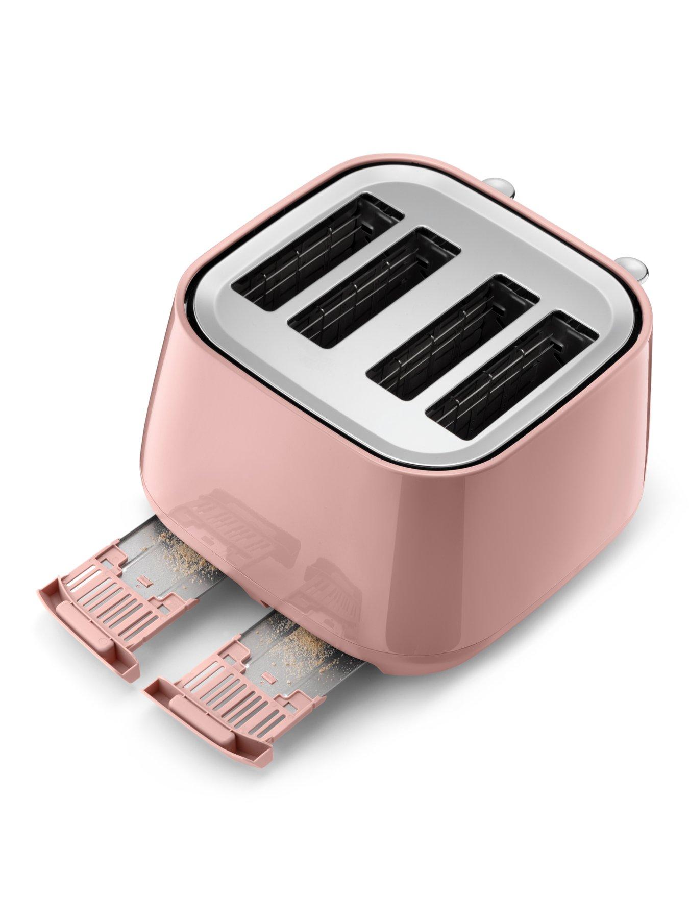 Image 4 of 8 of DeLonghi Eclettica 4-Slice&nbsp;Toaster - Pink