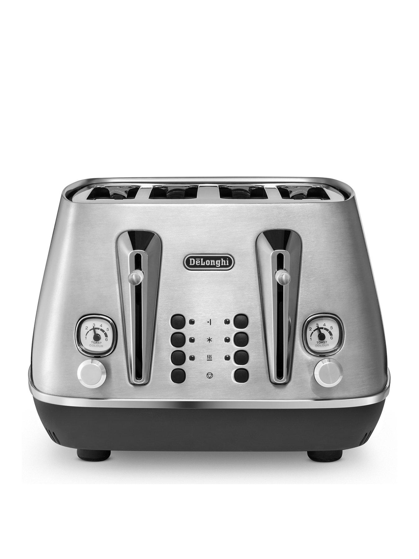 DeLonghi Distinta X 4-Slice Toaster - Metal