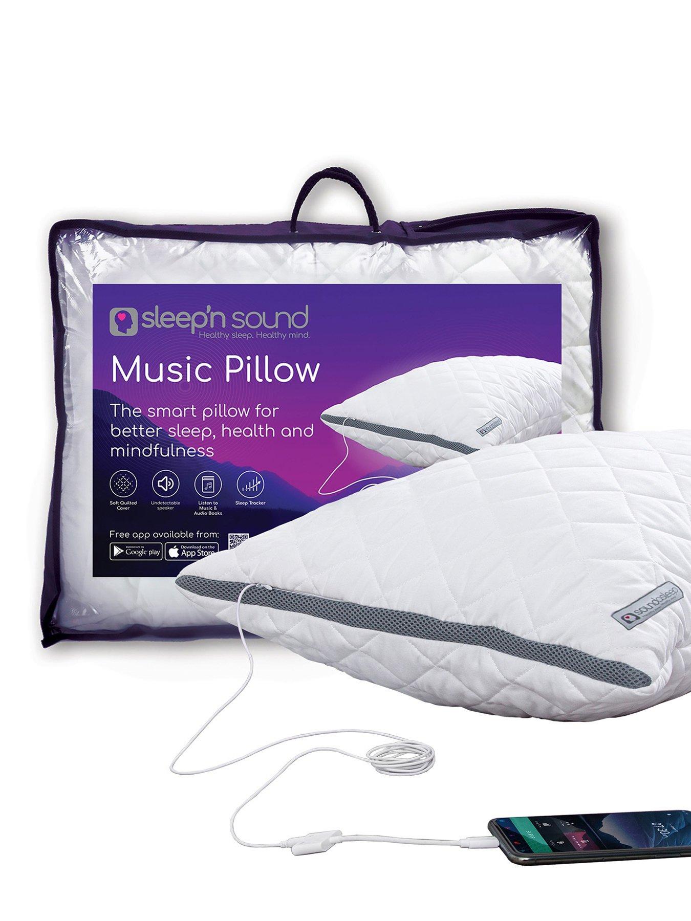 silentnight-sound-asleep-wired-speaker-pillow-white