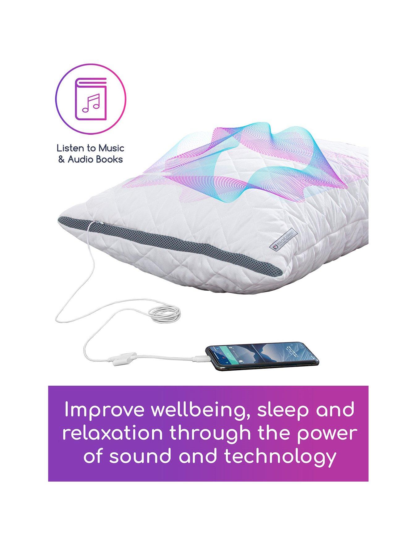 silentnight-sound-asleep-wired-speaker-pillow-whitestillFront