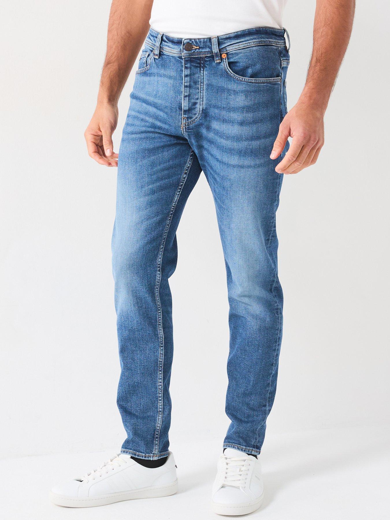 undefined Boss Taber Bc Tapered Fit Jeans - Blue