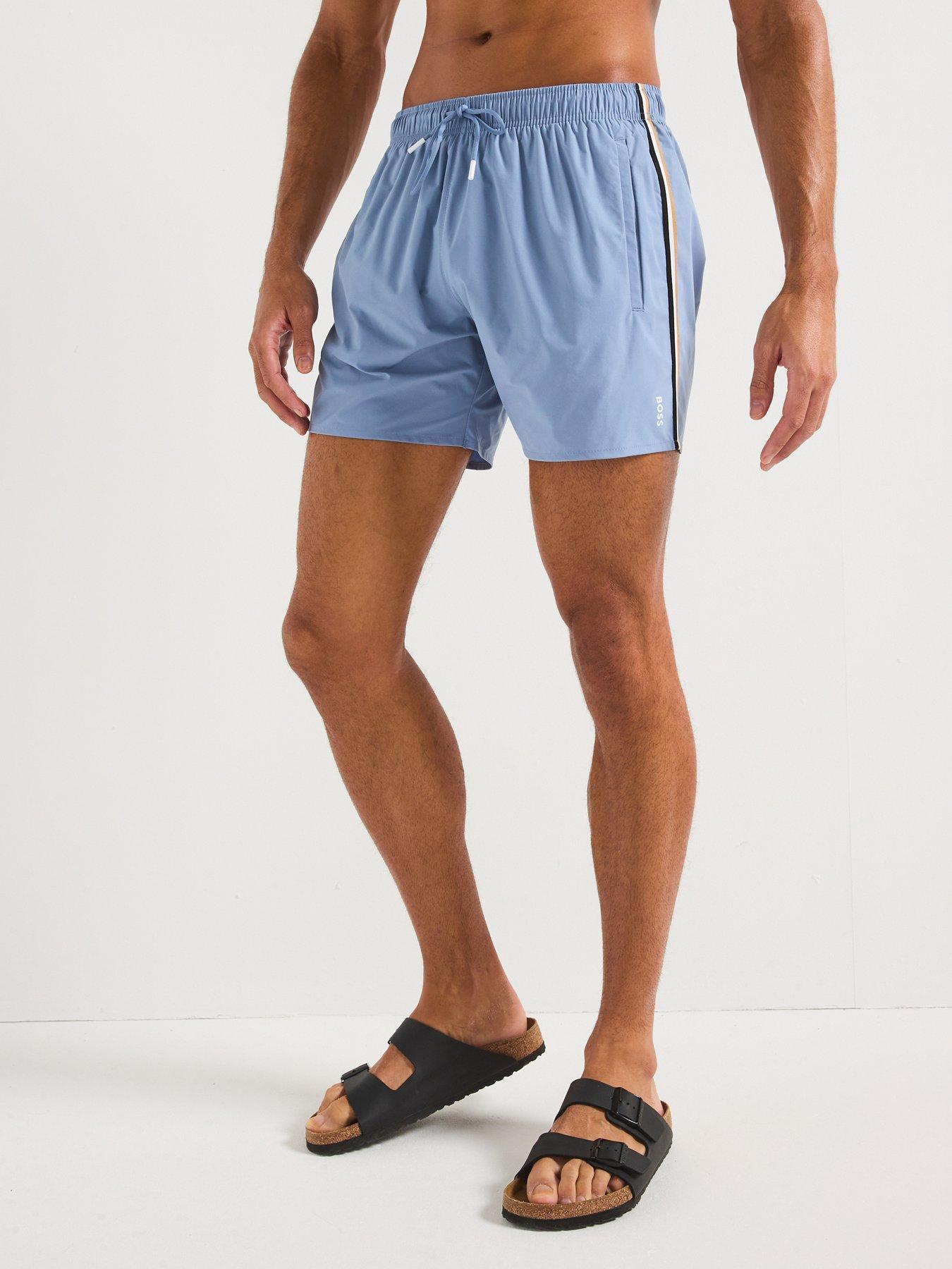 boss-iconic-midi-length-swimshorts-bluefront