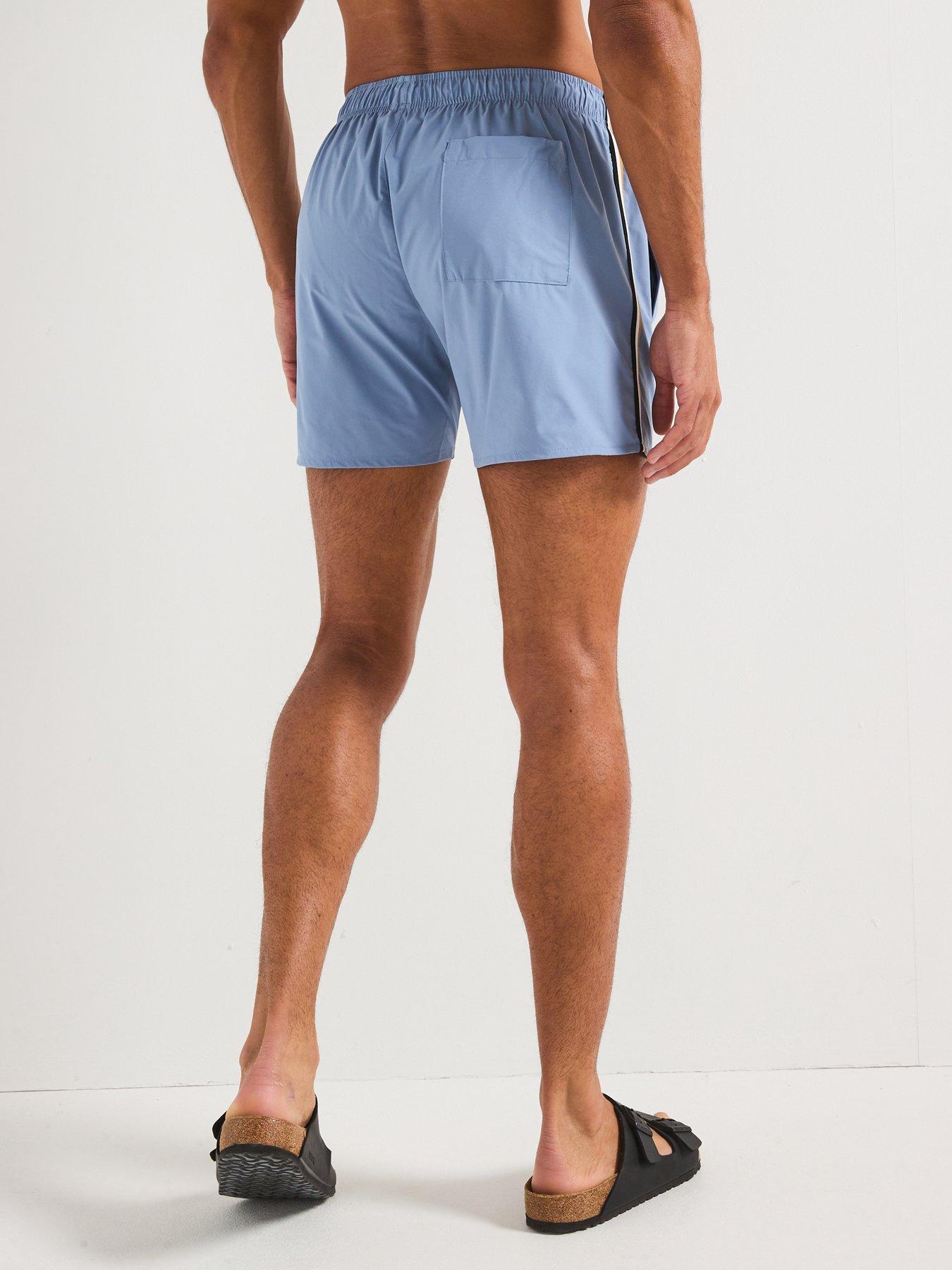 boss-iconic-midi-length-swimshorts-bluestillFront