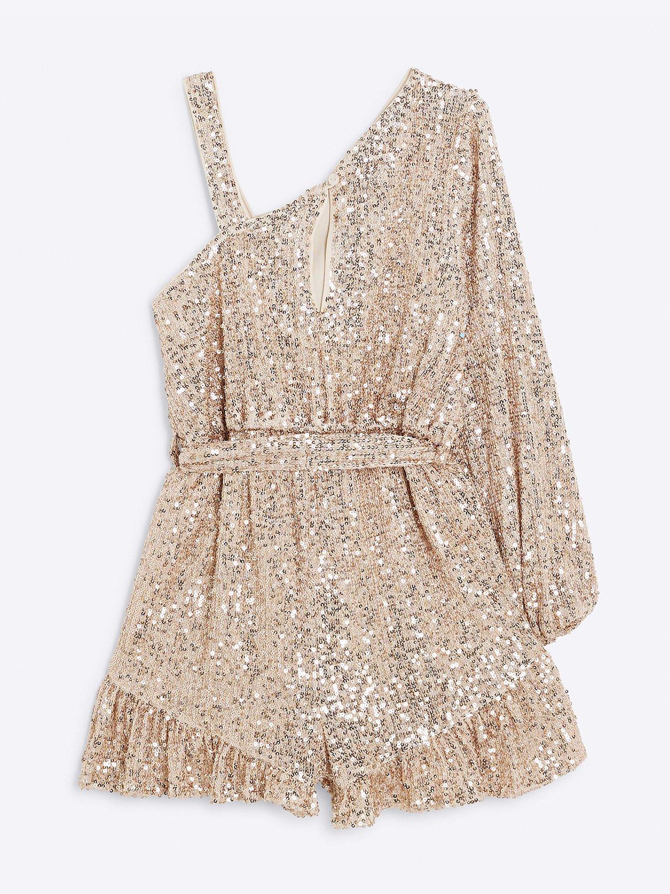 river-island-older-girl-sequin-one-shoulder-playsuit-pinkback