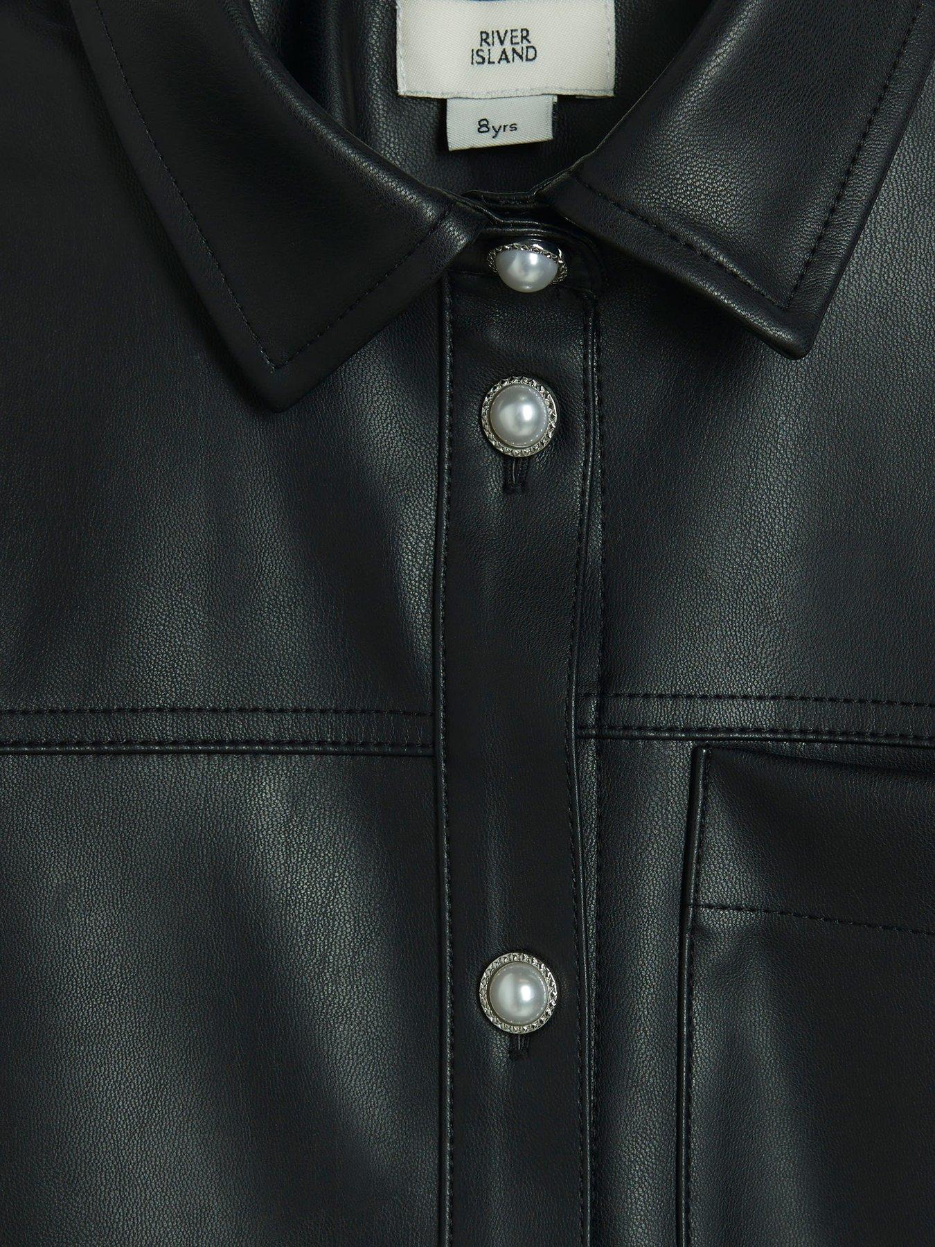 river-island-faux-leather-overshirt-blackoutfit