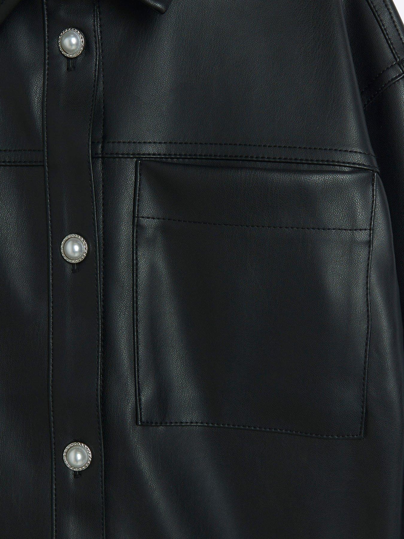 river-island-faux-leather-overshirt-blackdetail