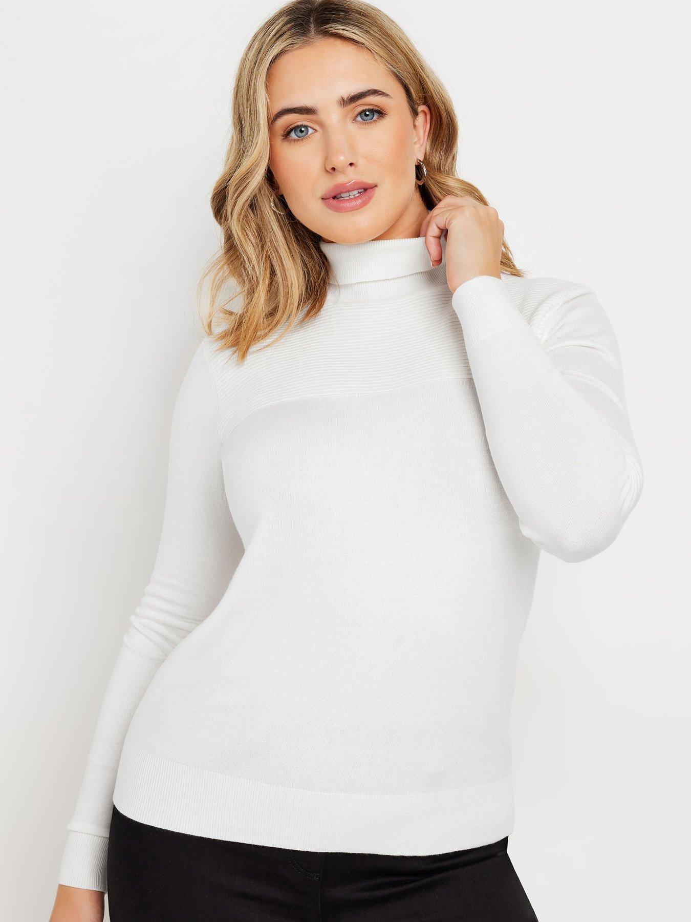Image of M&Co Basic Roll Neck - Ivory