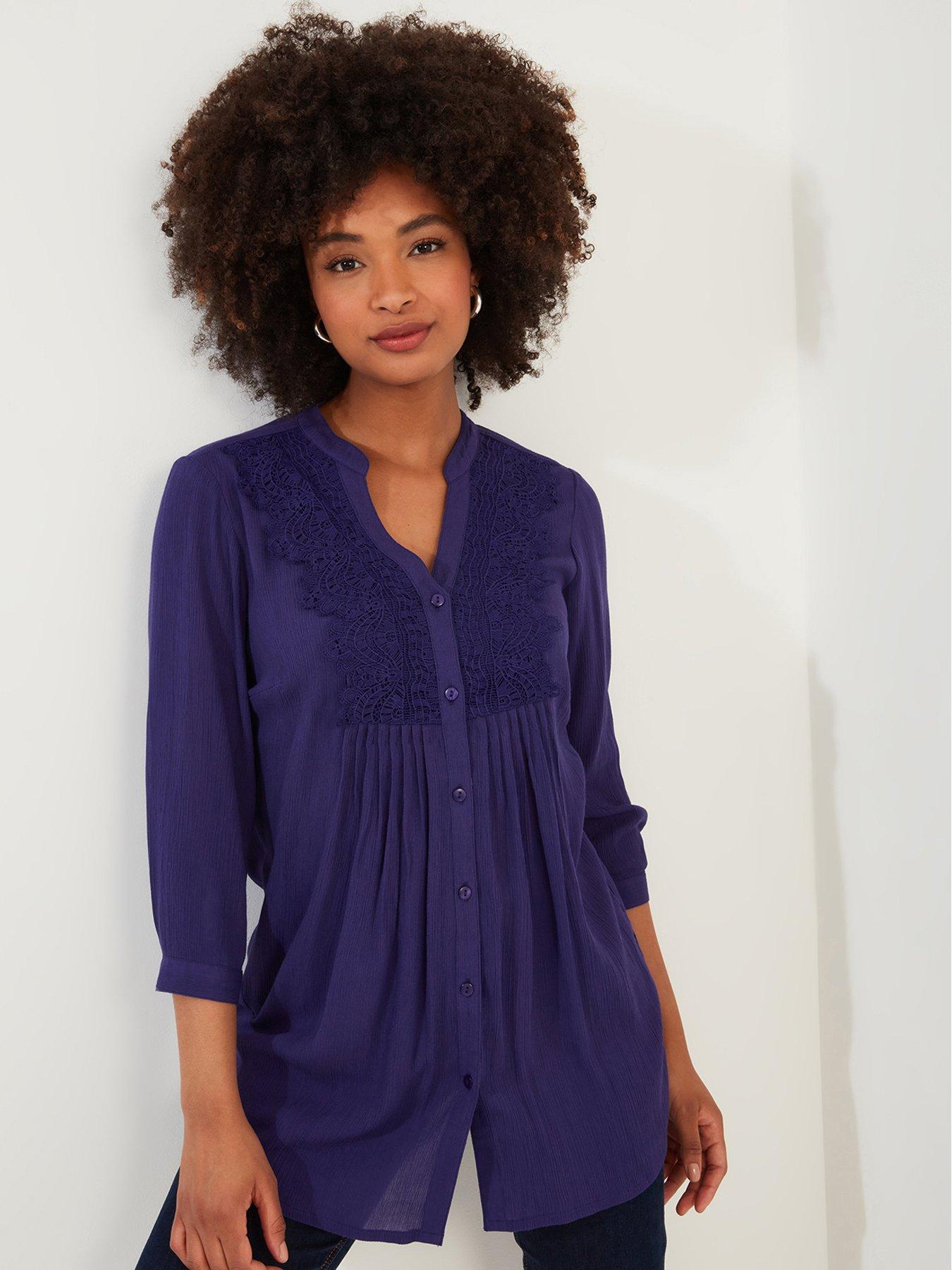 joe-browns-lovely-lace-trim-blouse-purple