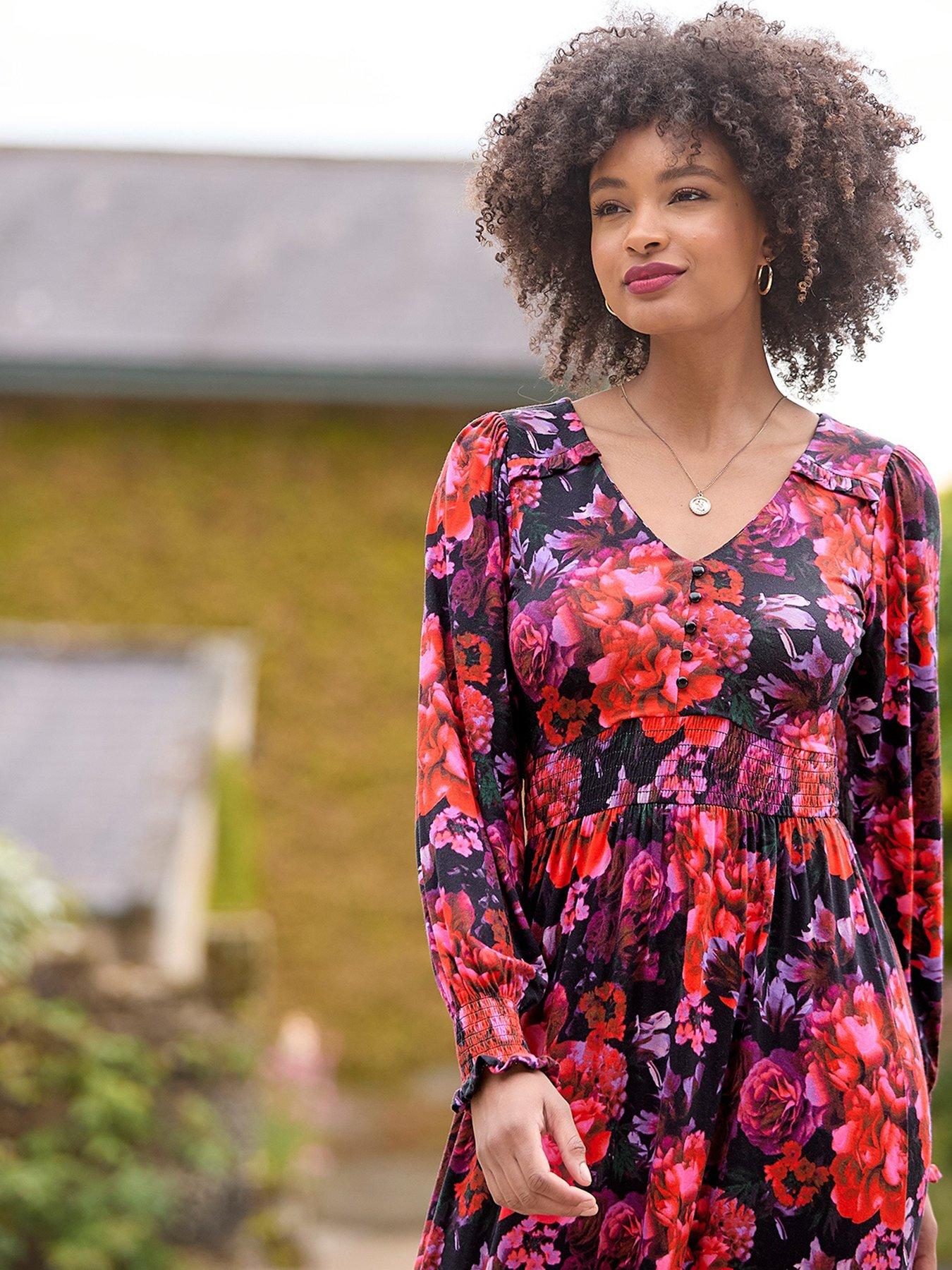 joe-browns-romantic-floral-print-maxi-dress-multistillFront