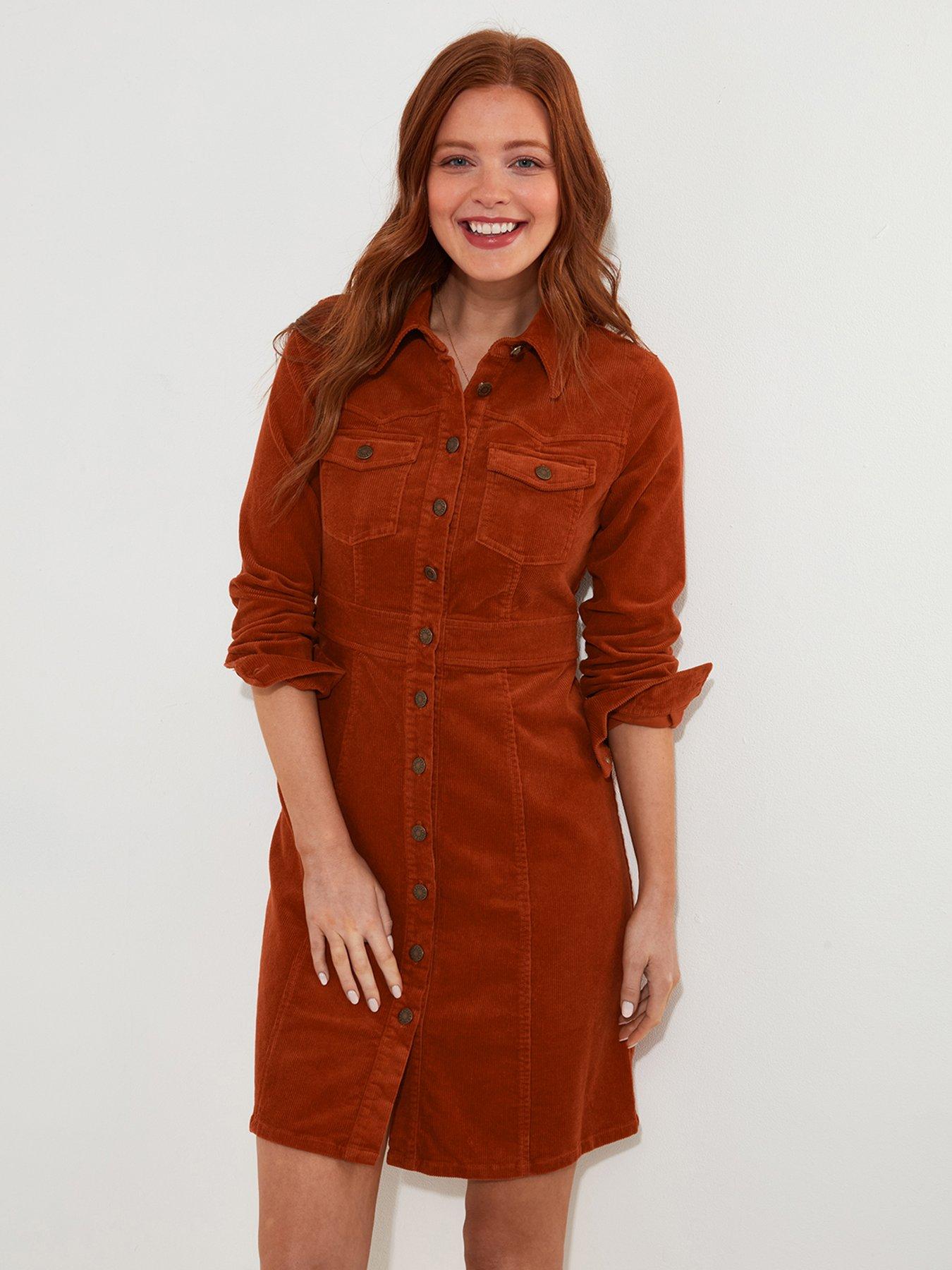 joe-browns-josie-cord-button-through-dress--orangeoutfit