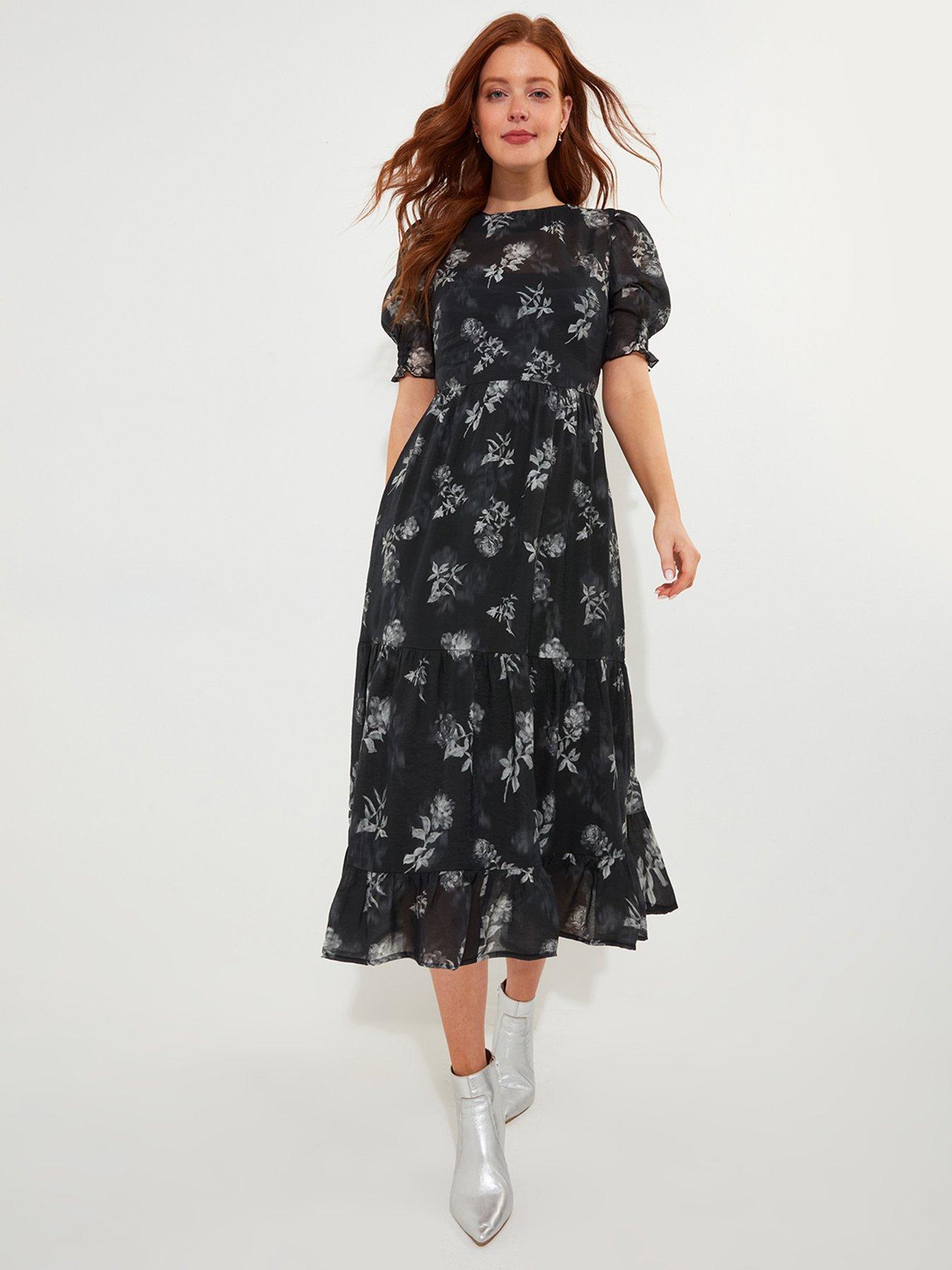 Image 1 of 5 of Joe Browns Black Maxi Smock Dress