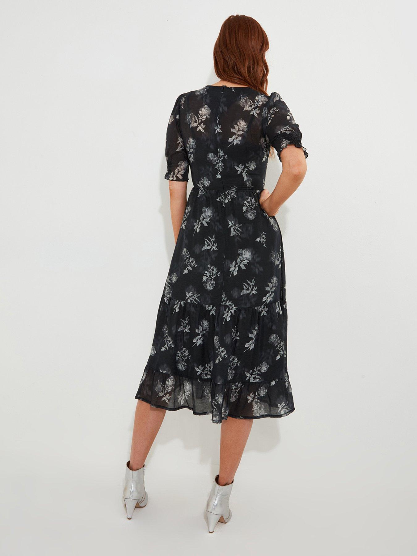 Image 3 of 5 of Joe Browns Black Maxi Smock Dress