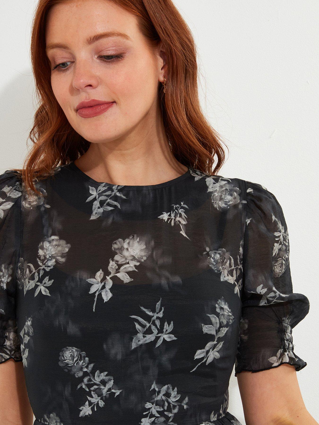 Image 4 of 5 of Joe Browns Black Maxi Smock Dress