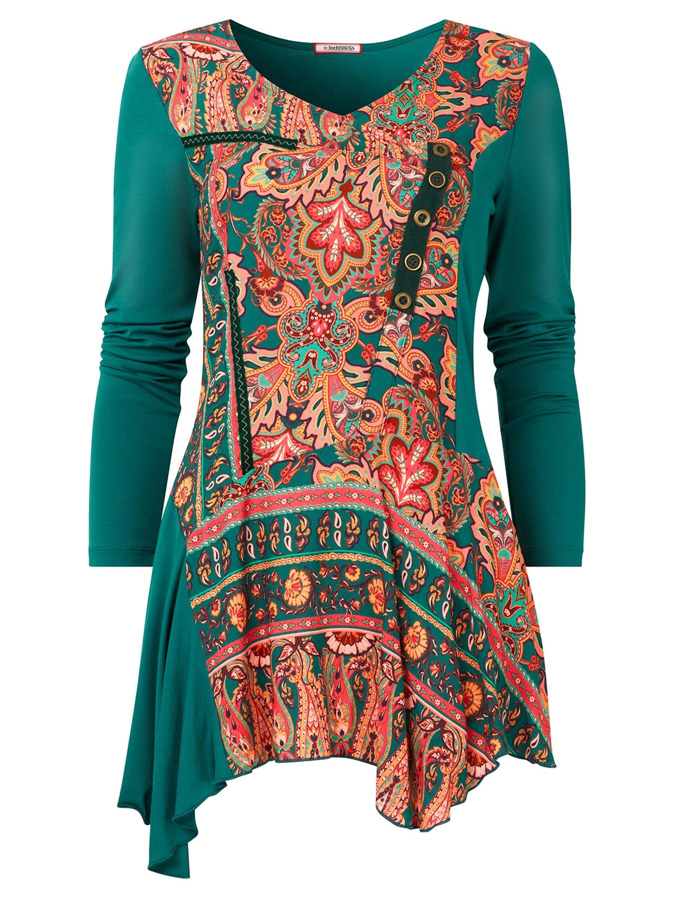 joe-browns-statement-printed-jersey-tunic--greendetail