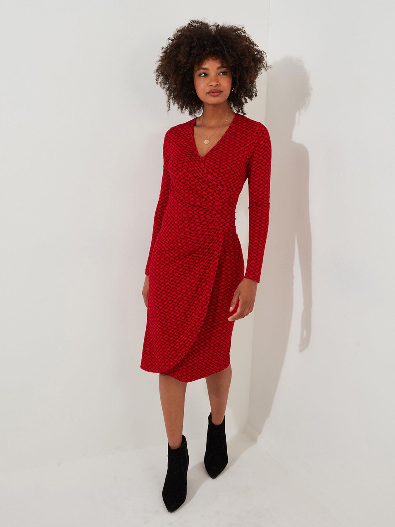 joe-browns-lola-geo-jersey-dress--redback