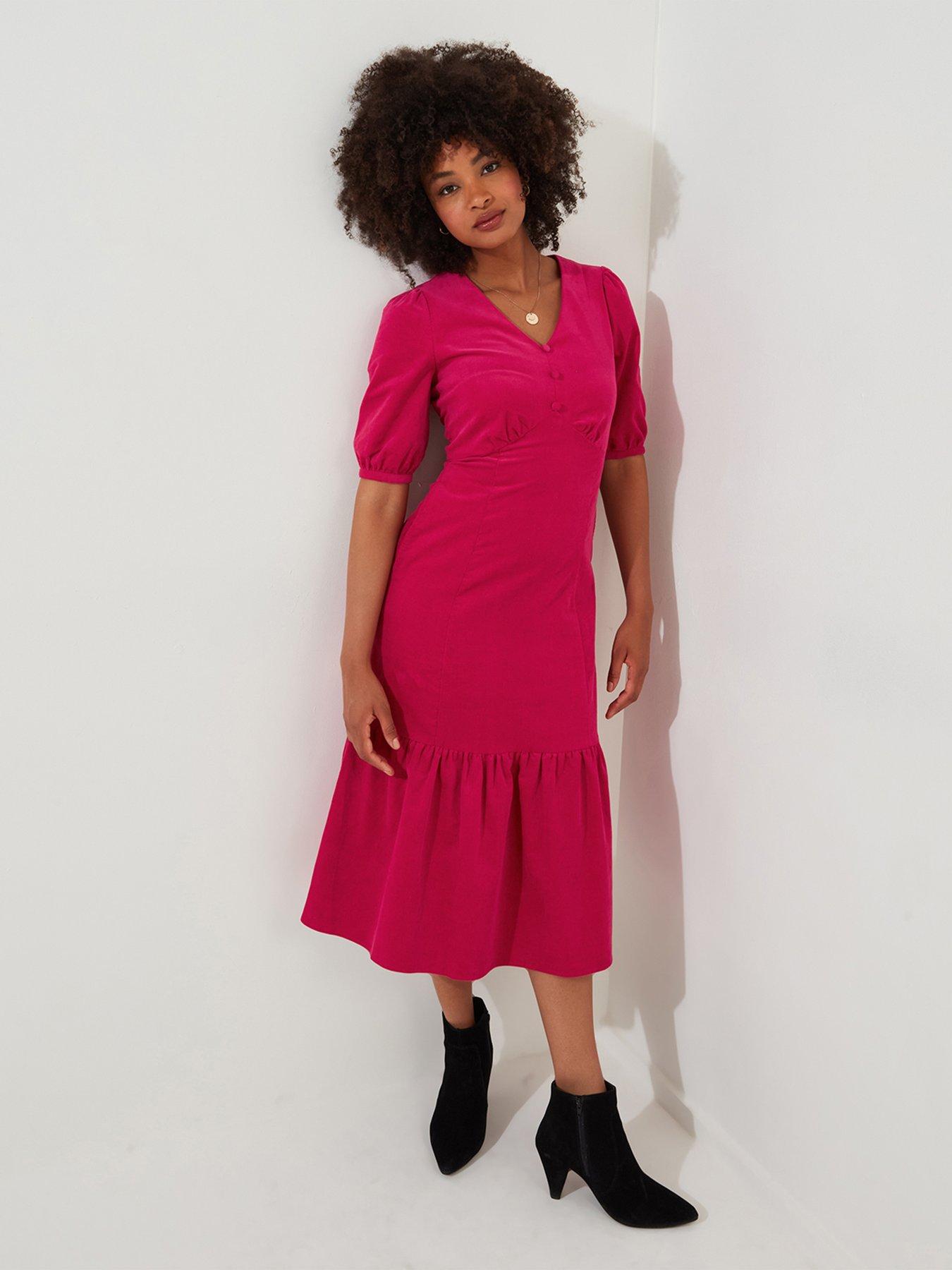 joe-browns-curiously-cord-dress--pinkstillFront