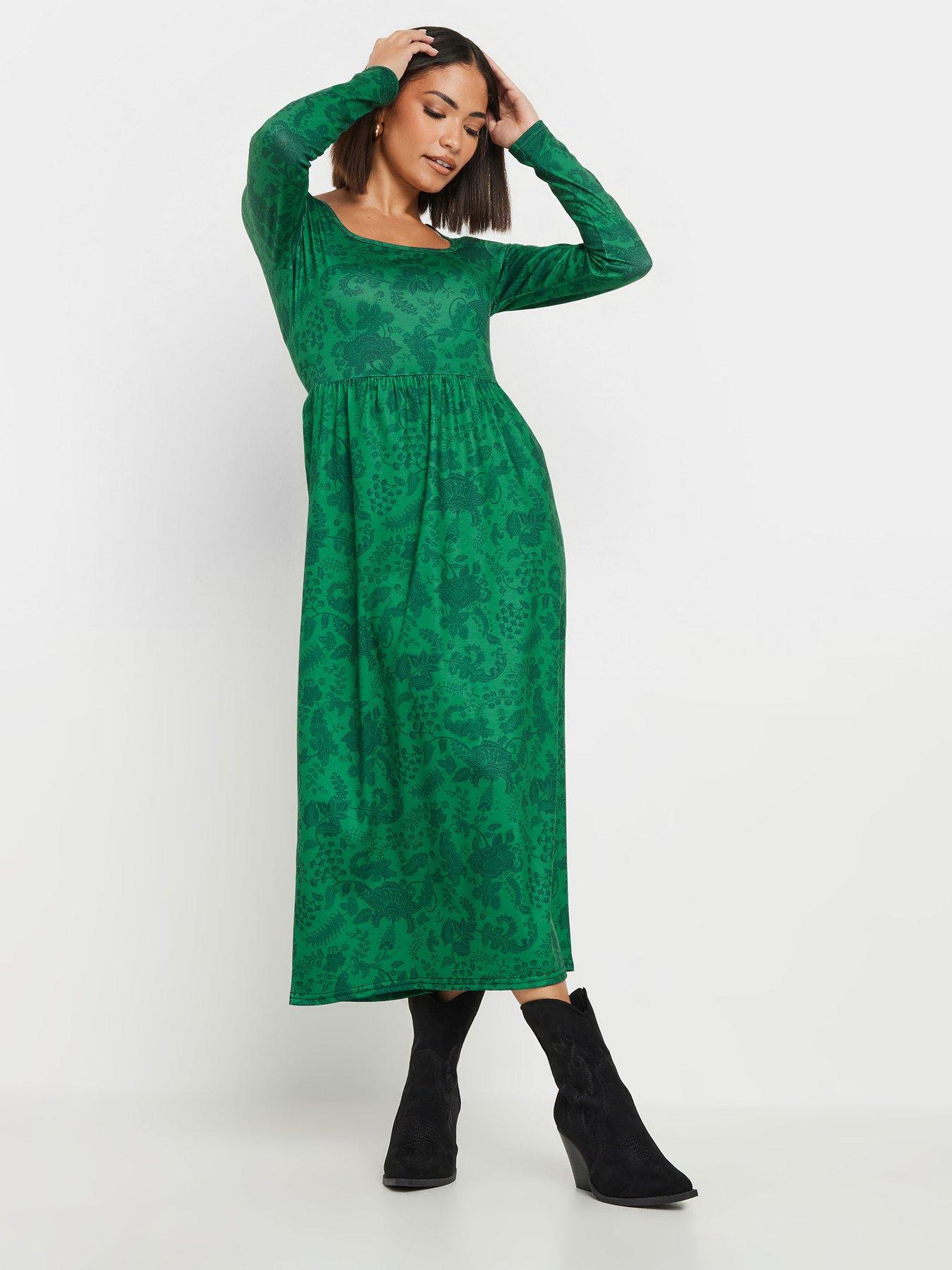 pixiegirl-petite-long-sleeve-paisley-midi-dress-greenback