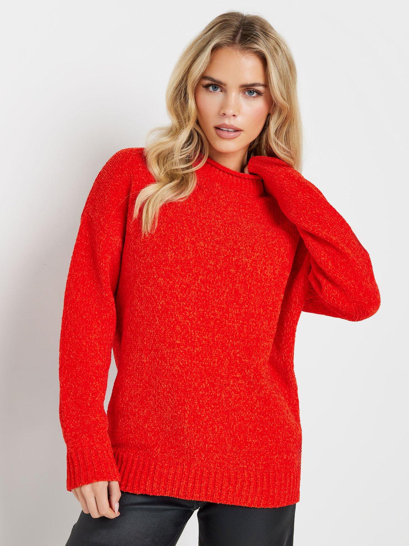 pixiegirl-petite-chenille-jumper-red