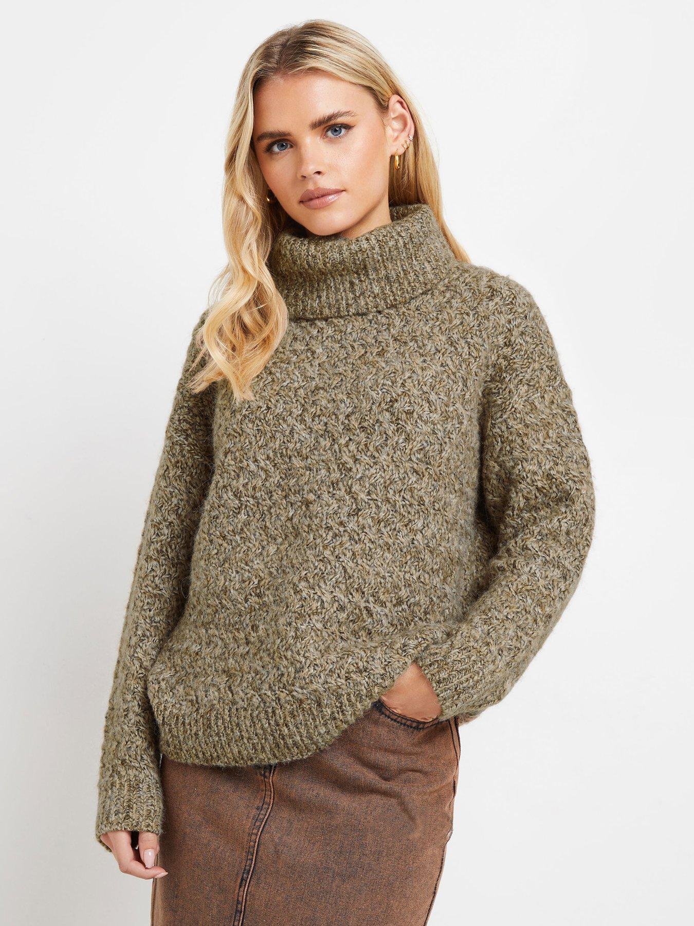PixieGirl Petit Roll Neck Jumper - Brown