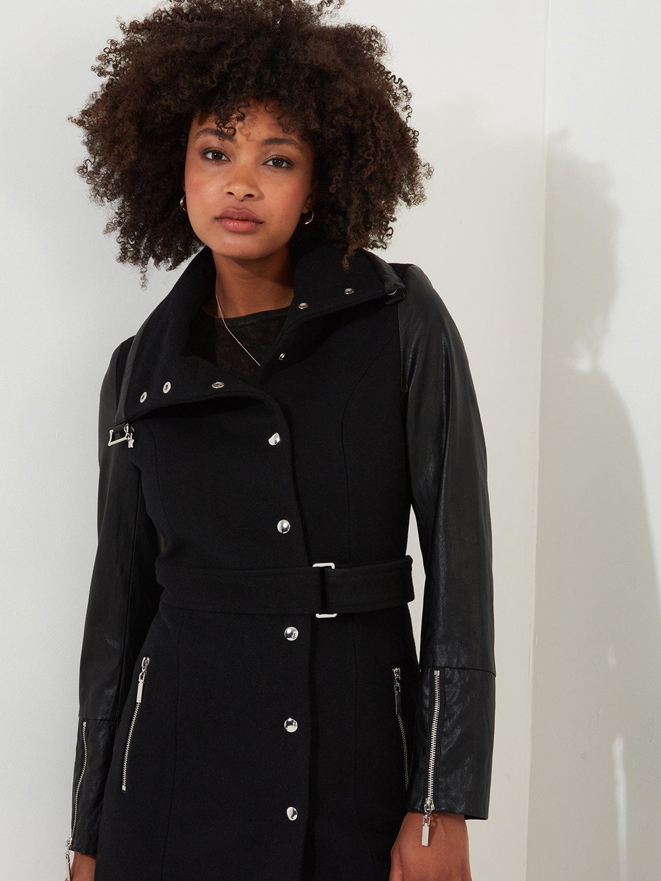 Longline biker jacket best sale