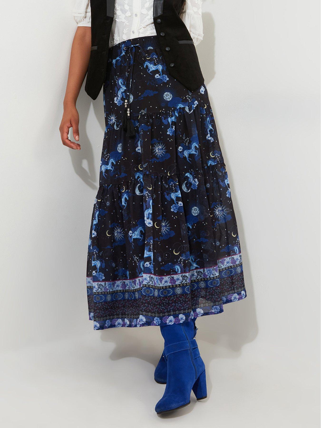 joe-browns-black-printed-maxi-skirt