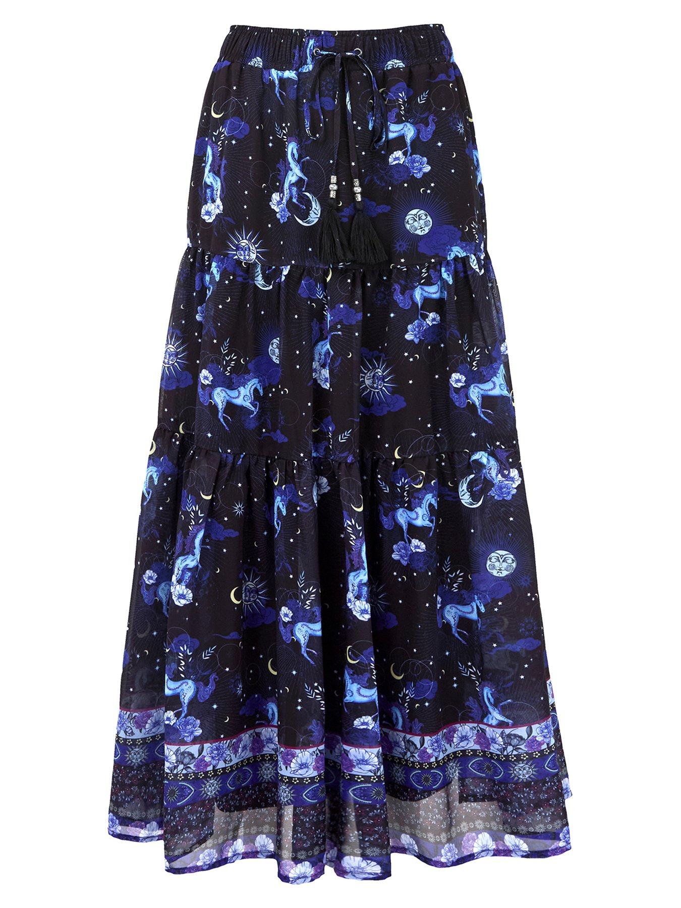 joe-browns-black-printed-maxi-skirtdetail