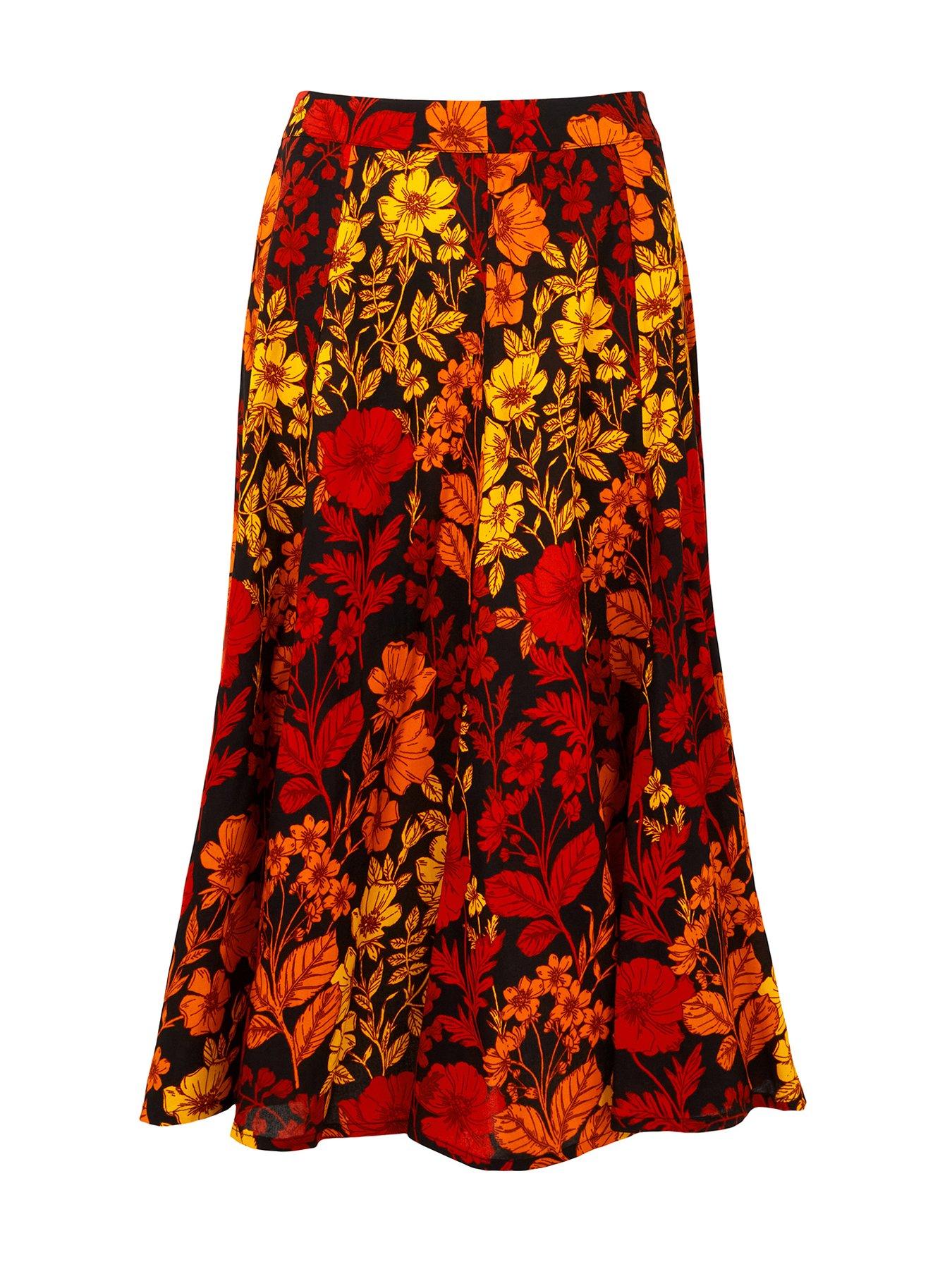 joe-browns-printed-floral-skirt-blackdetail