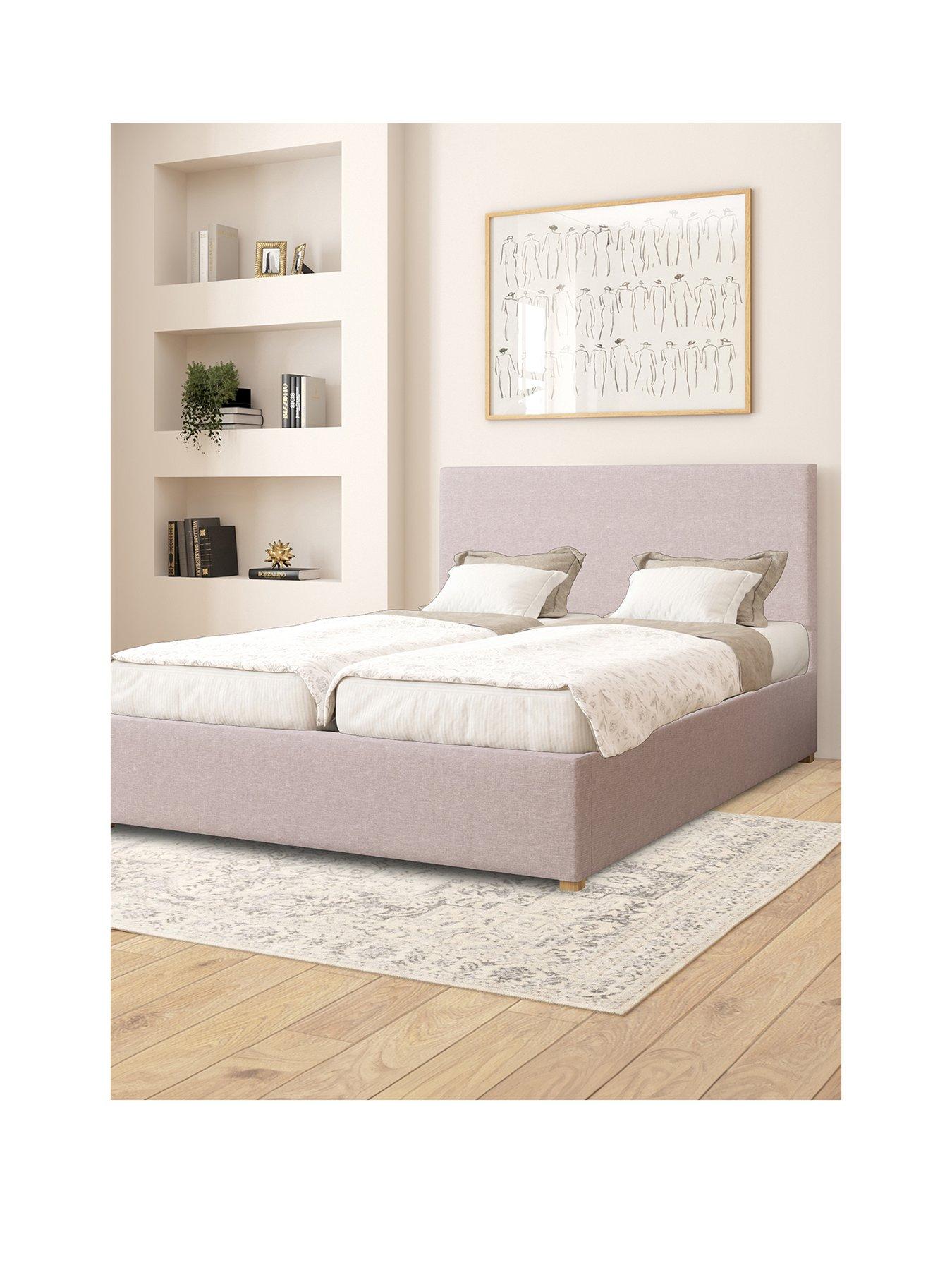 aspire-garland-grey-linen-adjustable-bed-and-mattressstillFront