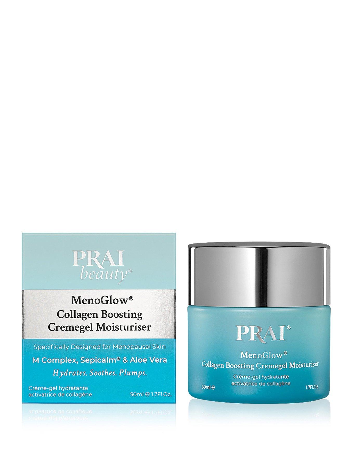 Image 1 of 4 of Prai Prai Beauty MenoGlow Collagen Boosting Creme Gel Moisturiser 50ml