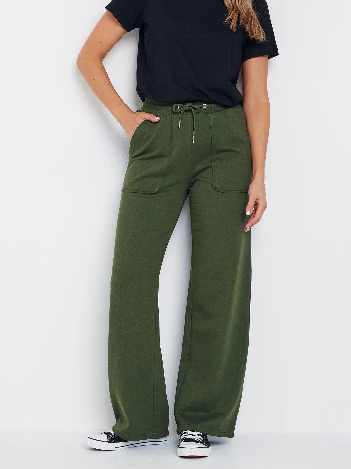 long-tall-sally-patch-pocket-wide-leg-jogger-36-green