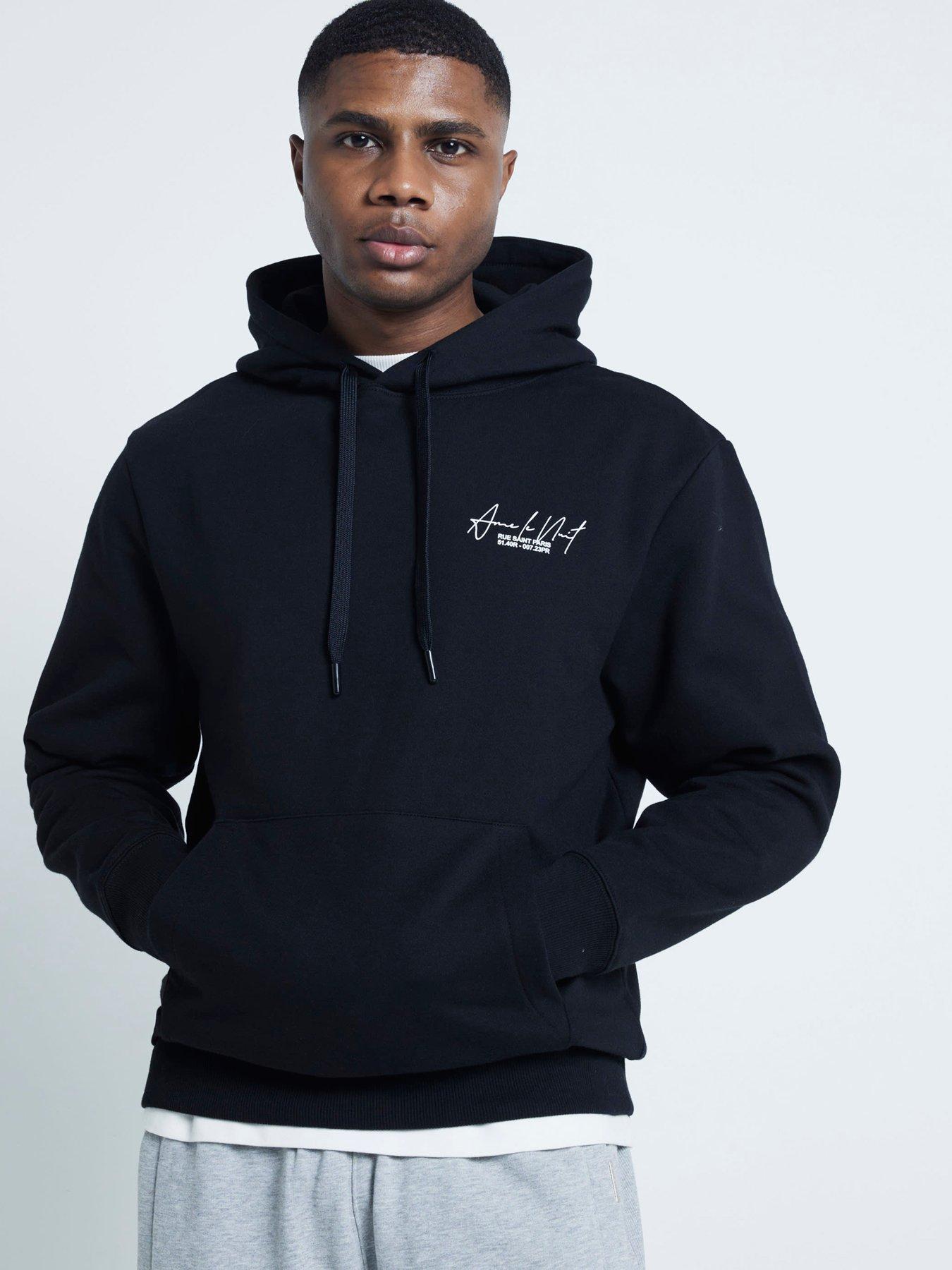 river-island-regular-fit-ame-le-nuit-script-hoodie-blackback