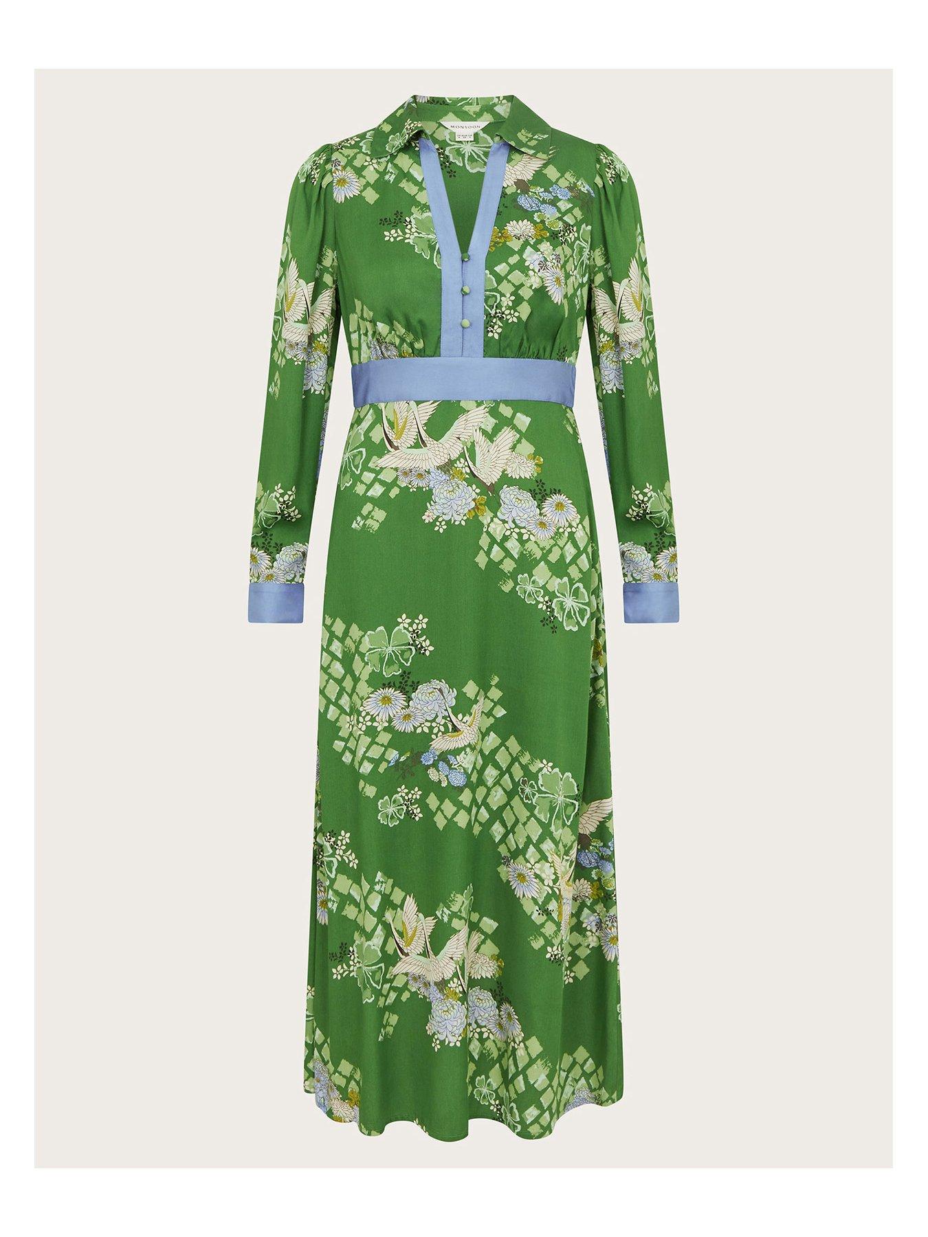 monsoon-jennifer-print-dress-greendetail