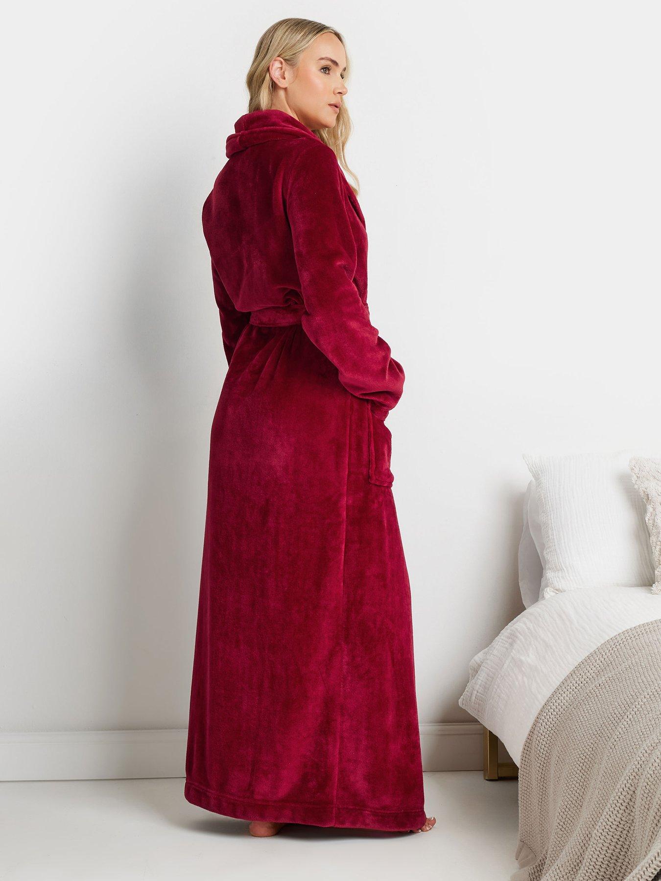 long-tall-sally-tall-fluffy-shawl-collar-maxi-robestillFront